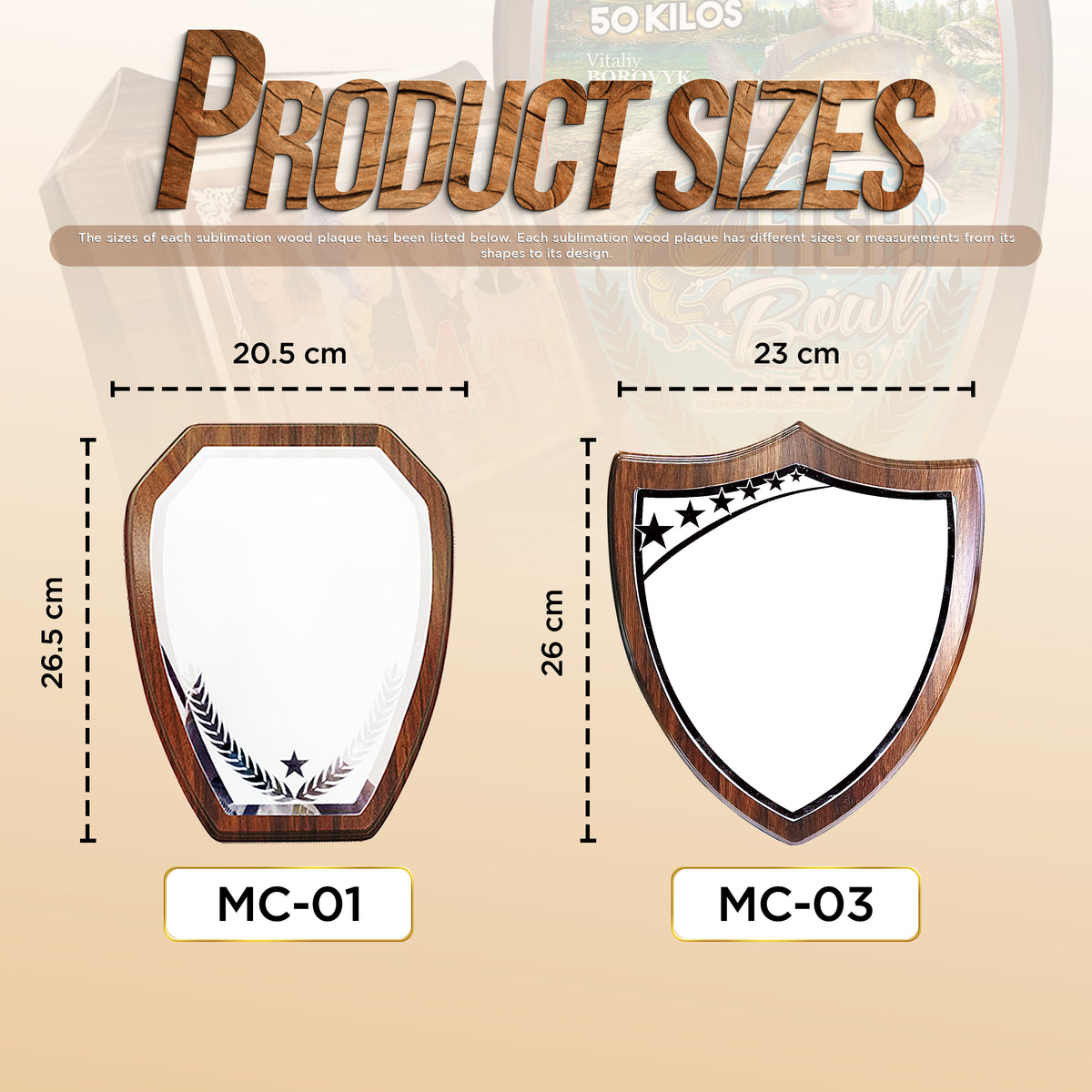 Sublimation Wood Plaque