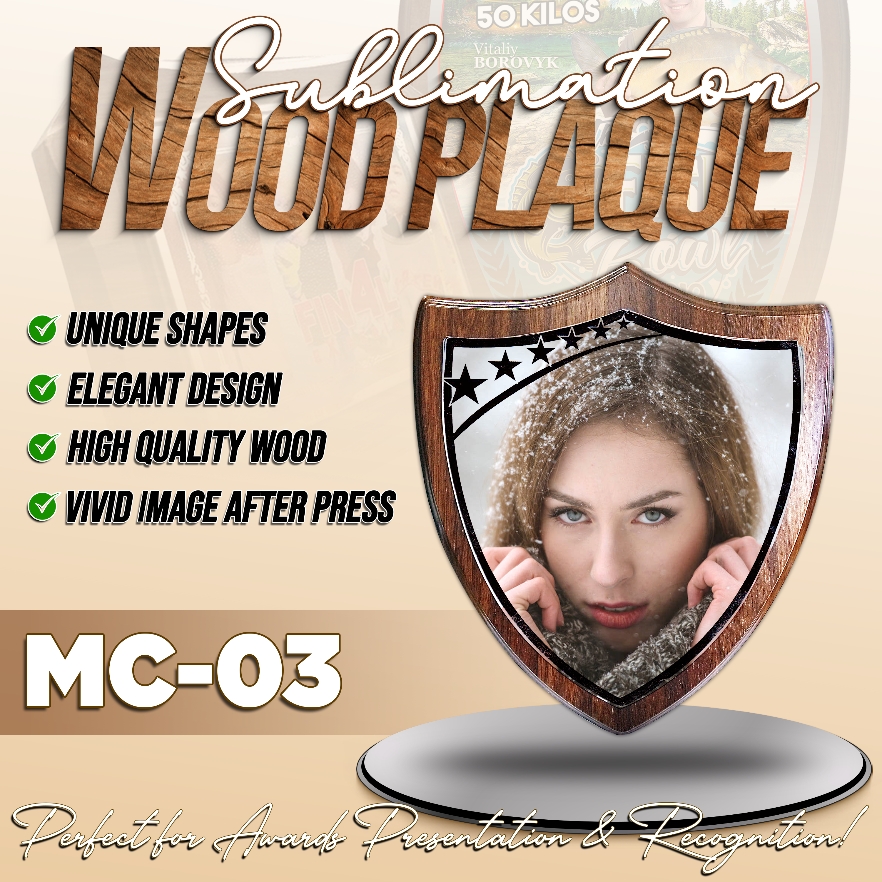 Sublimation Wood Plaque