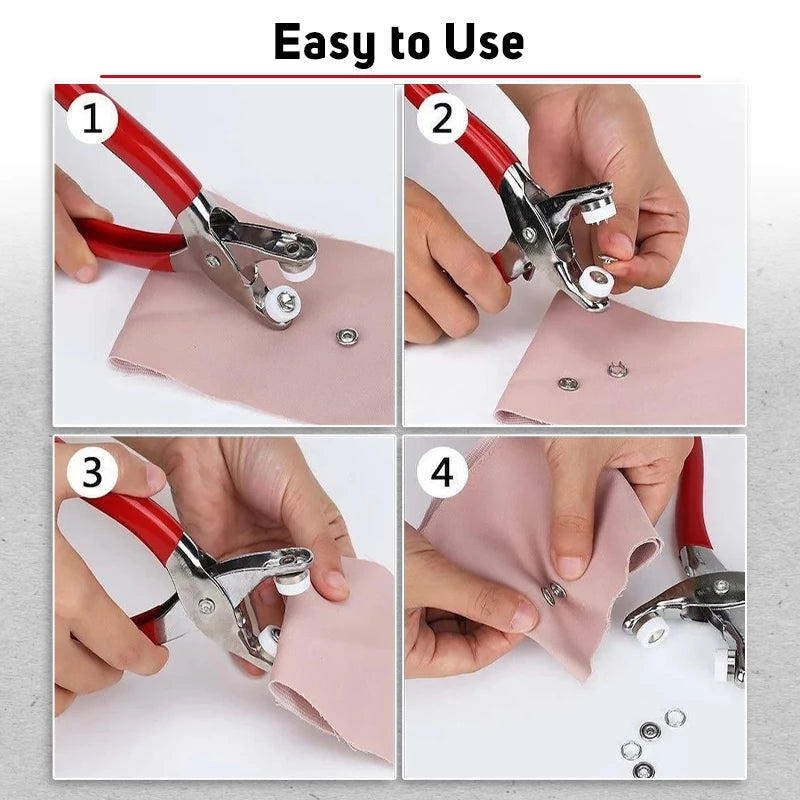 Metal Snap Button Kit w/ 25sets button