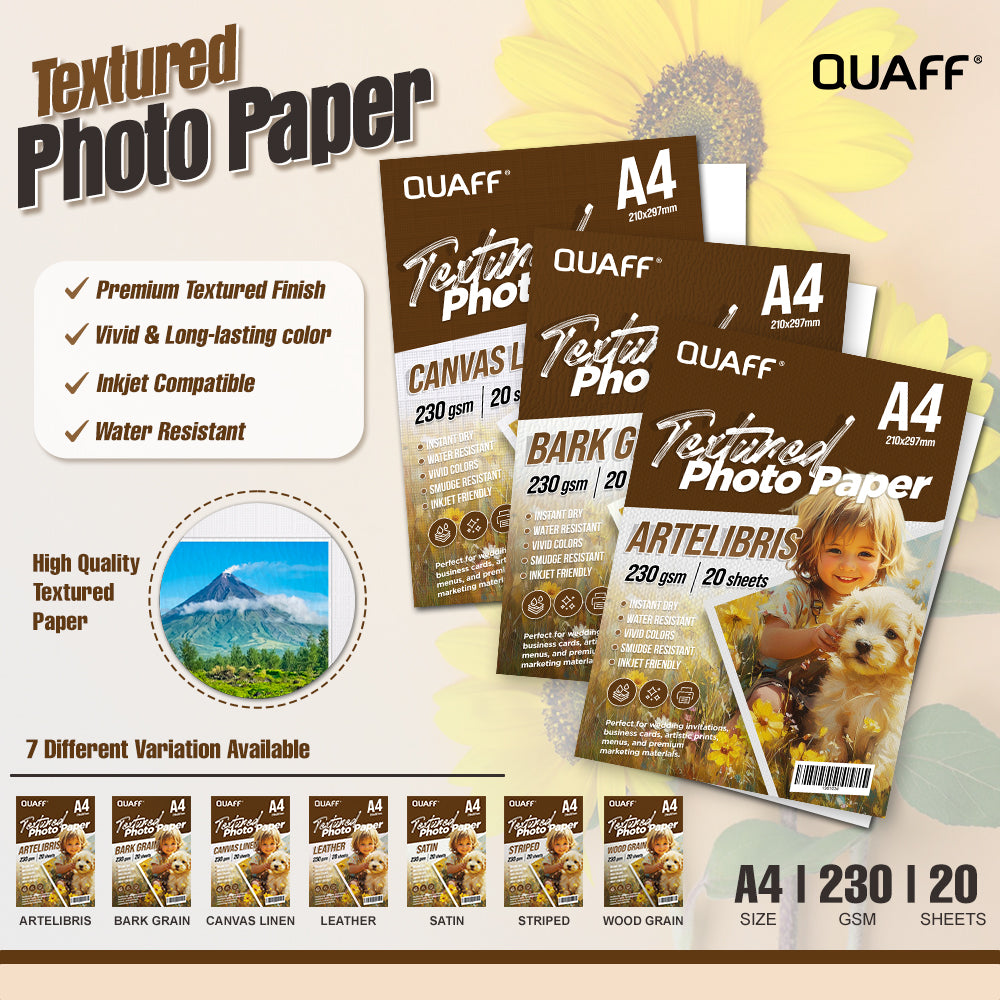 QUAFF Photo Paper 230GSM A4 (20s/Pack)