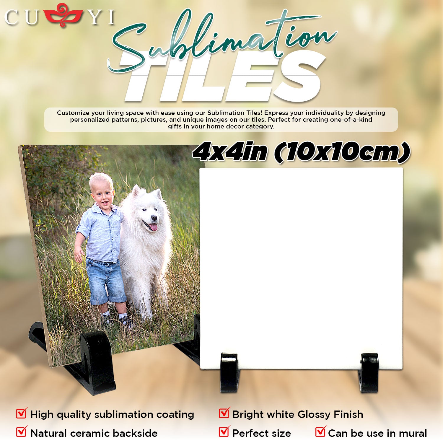 CUYI Sublimation Tiles