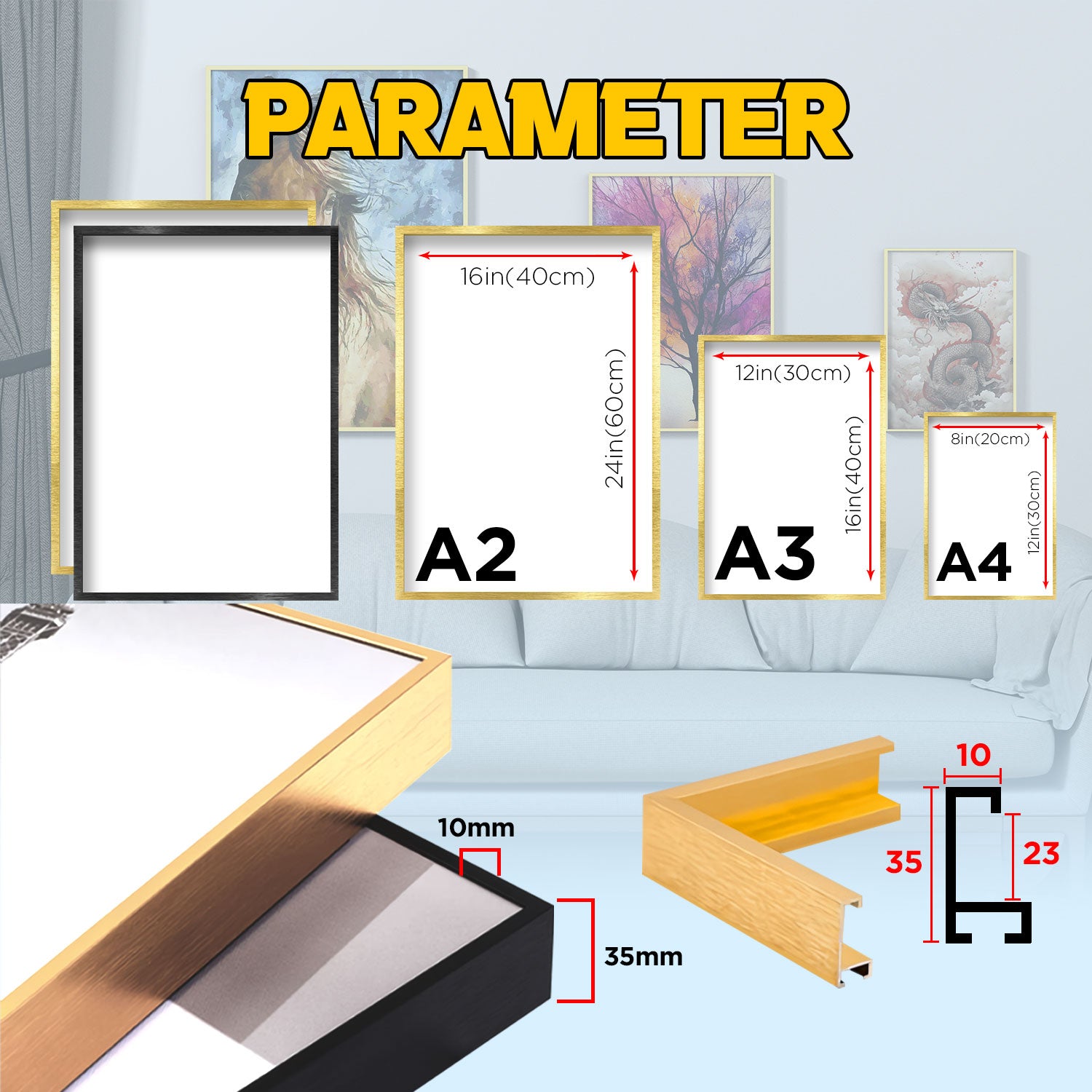 Aluminum Metal Frame