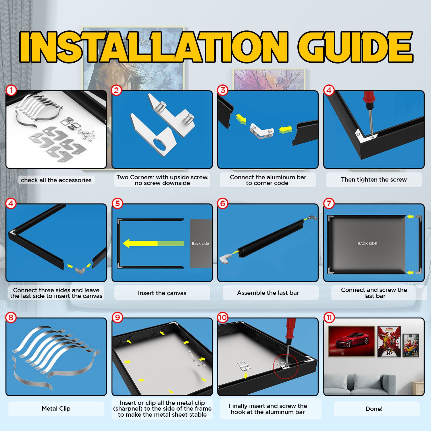 Aluminum Metal Frame