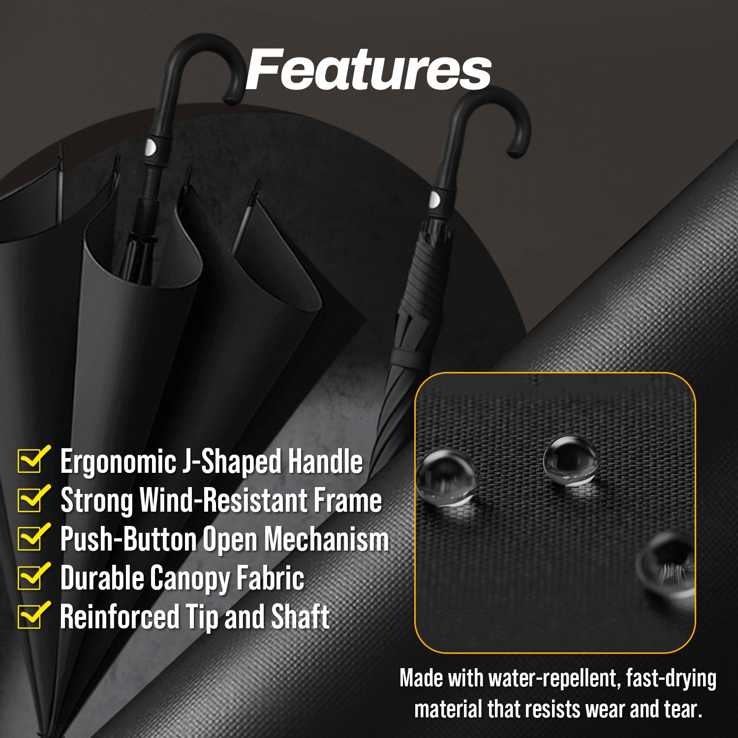 J-Handle Umbrella