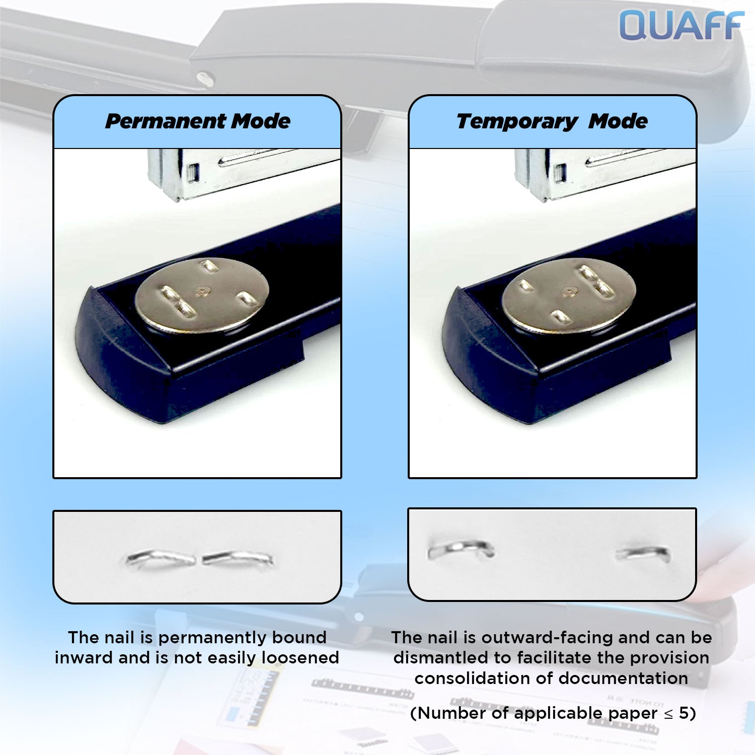 QUAFF Long Arm Stapler 12 inches (25sheets)