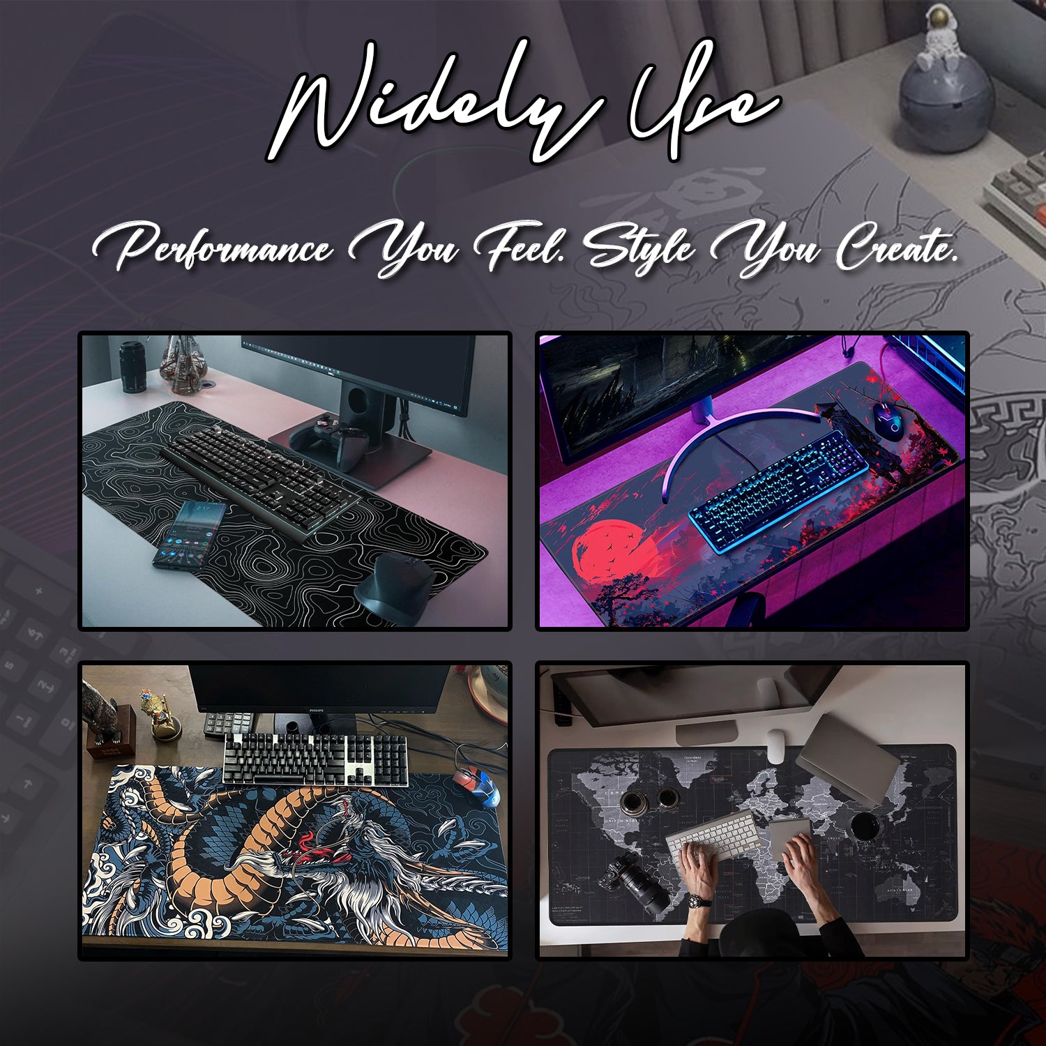 QUAFF GAMING MOUSE PAD  30cmx70cm