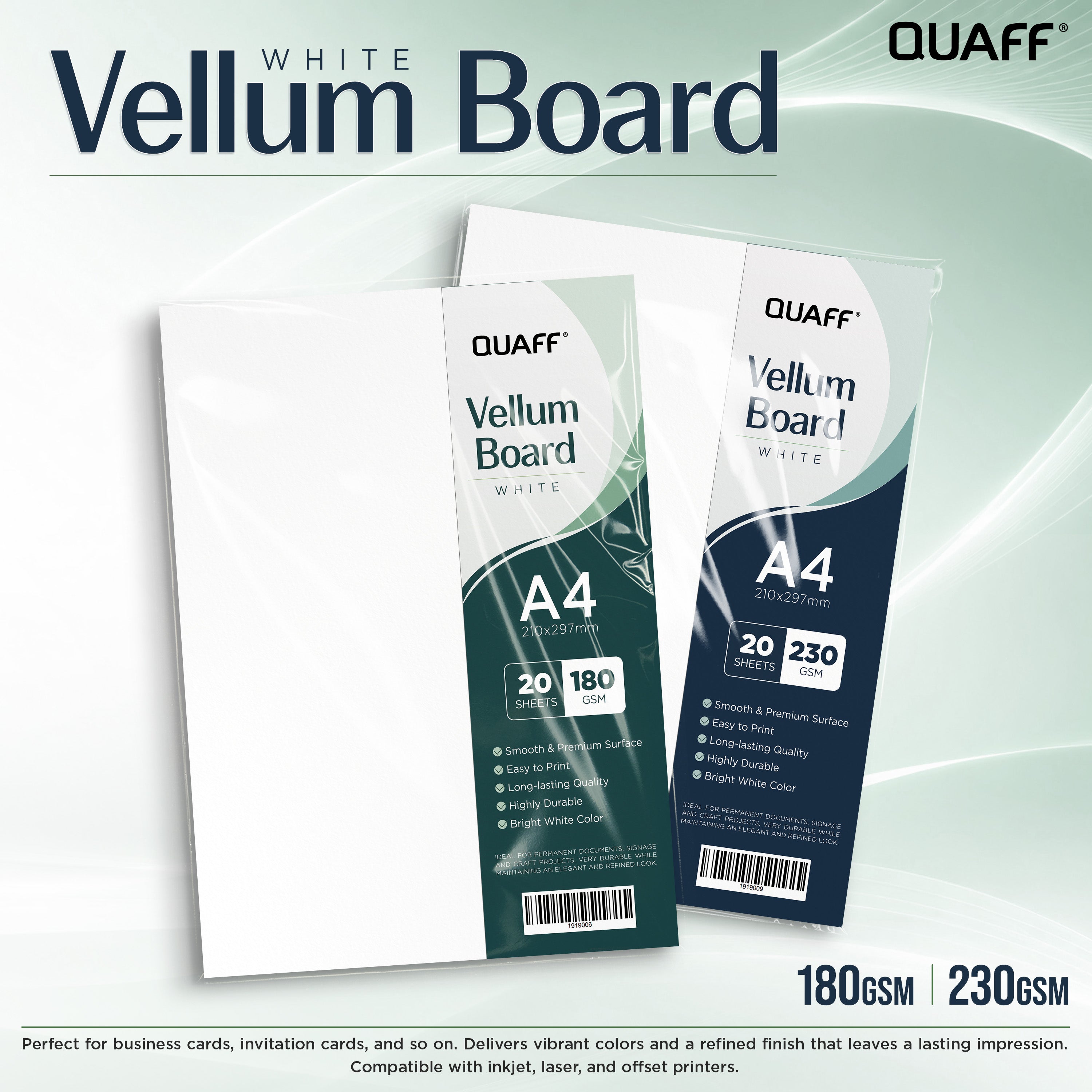 Vellum Board Paper 180 / 230 gsm 🆕