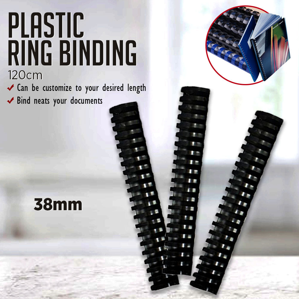 Plastic Ring Binding 120cm (84 RING) (10pcs)