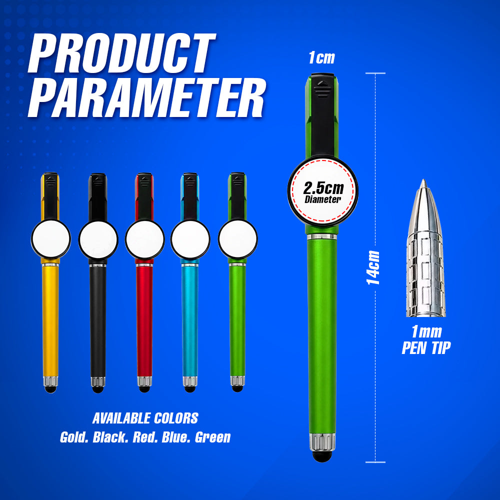 Sublimation Badge 3in1 Stylus Pen (black ink 1mm)