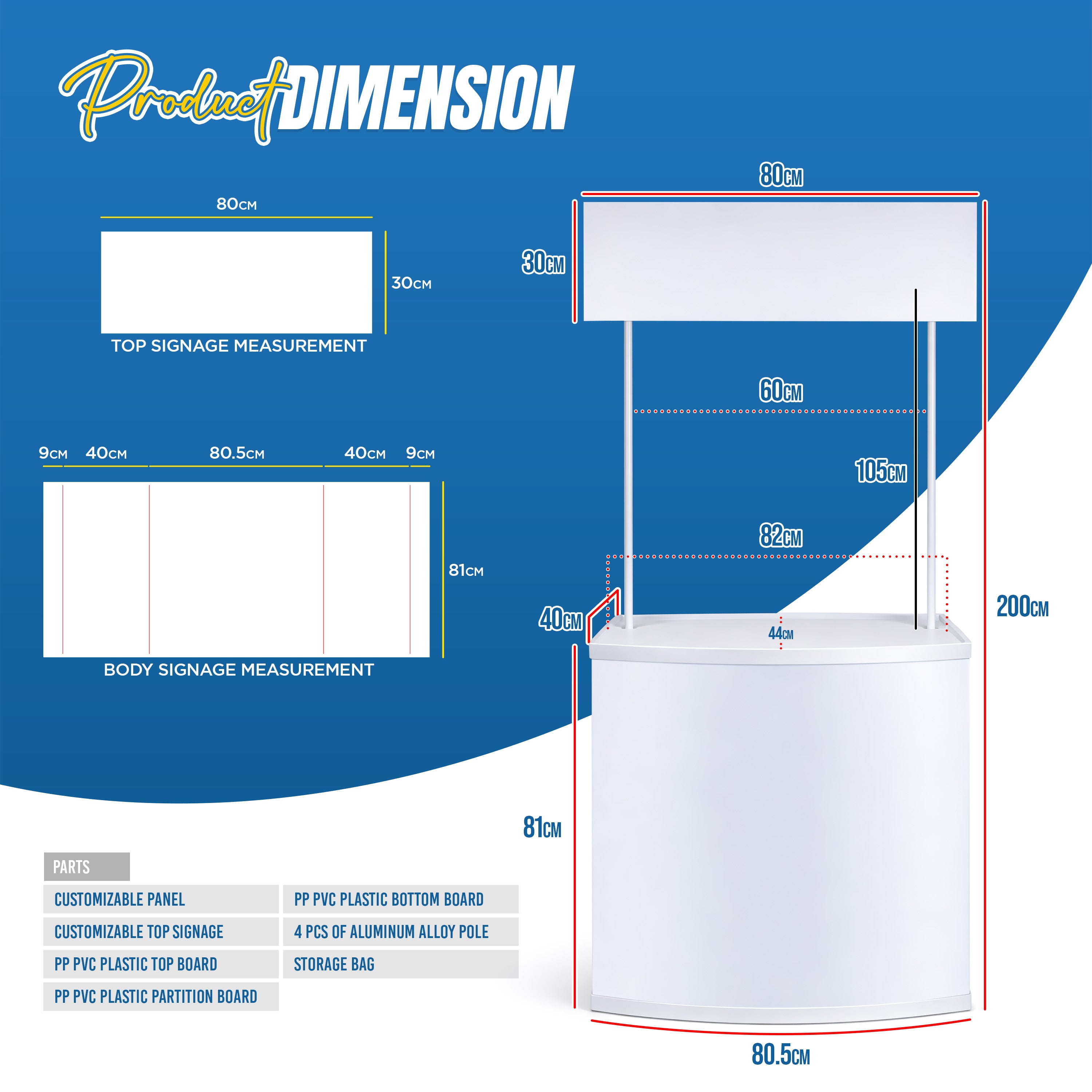 PVC Promotional Collapsible Booth (Regular)