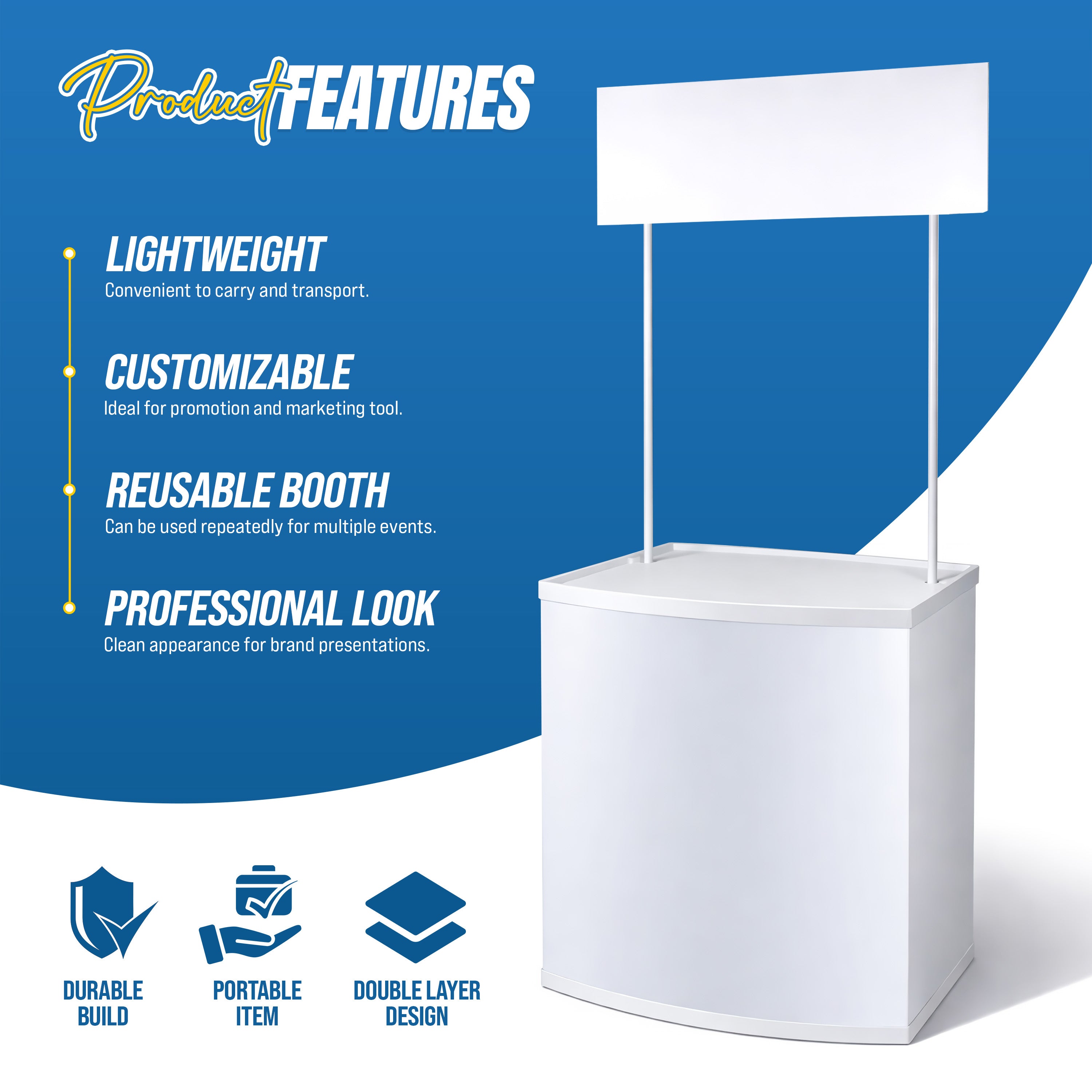 PVC Promotional Collapsible Booth (Regular)
