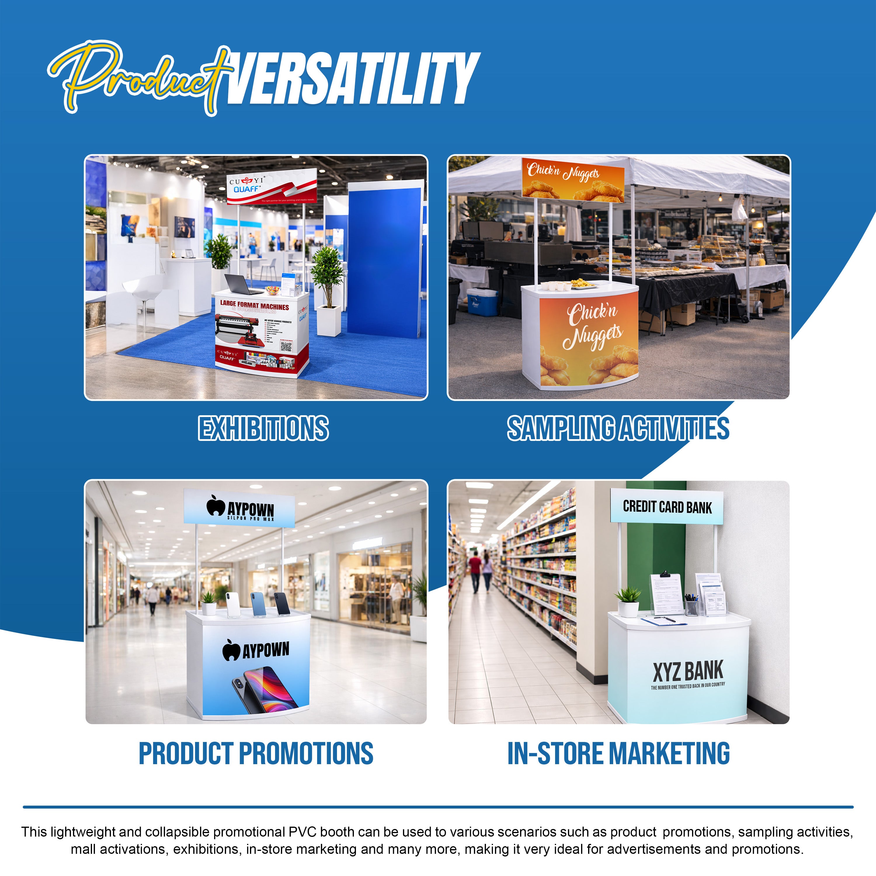 PVC Promotional Collapsible Booth (Regular)
