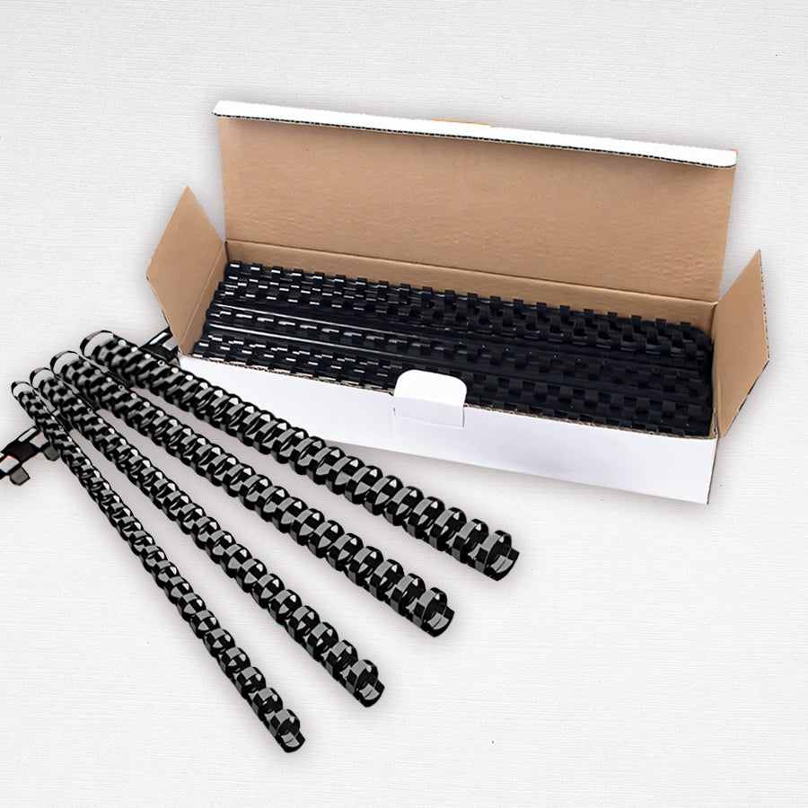 Plastic Ring Binding BLACK A4 Size 120cm