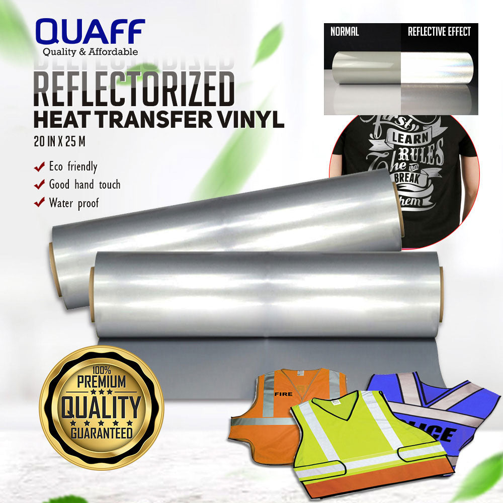 QUAFF Reflective Heat Transfer Film With Adhesive Carrier (CDR-CC)