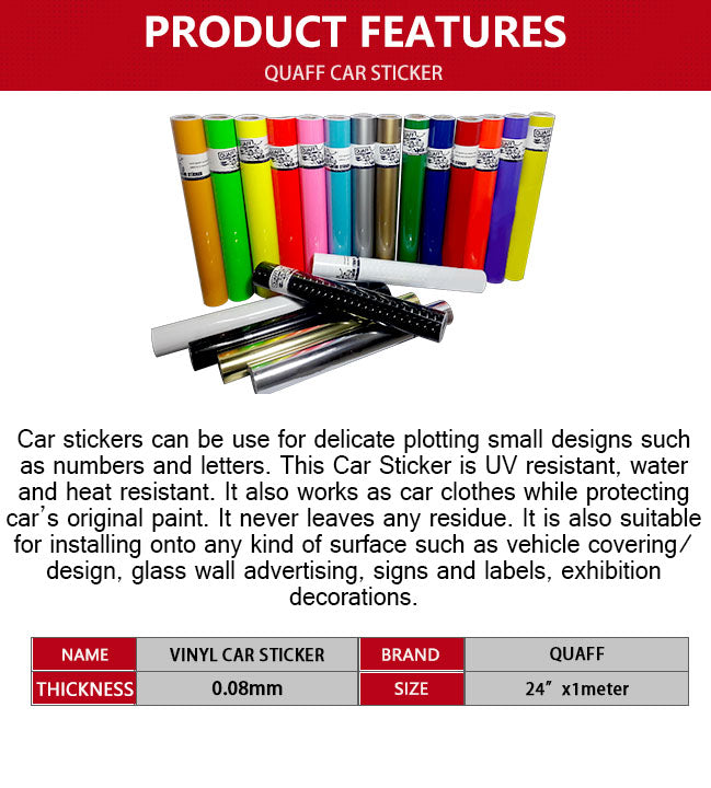 QUAFF Car Sticker PVC