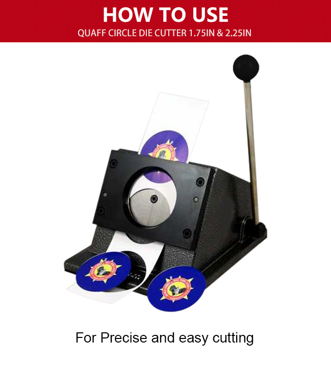 1720#Circle  Die Cutter For Button Pin 2.25Inch(Diameter 70MM)