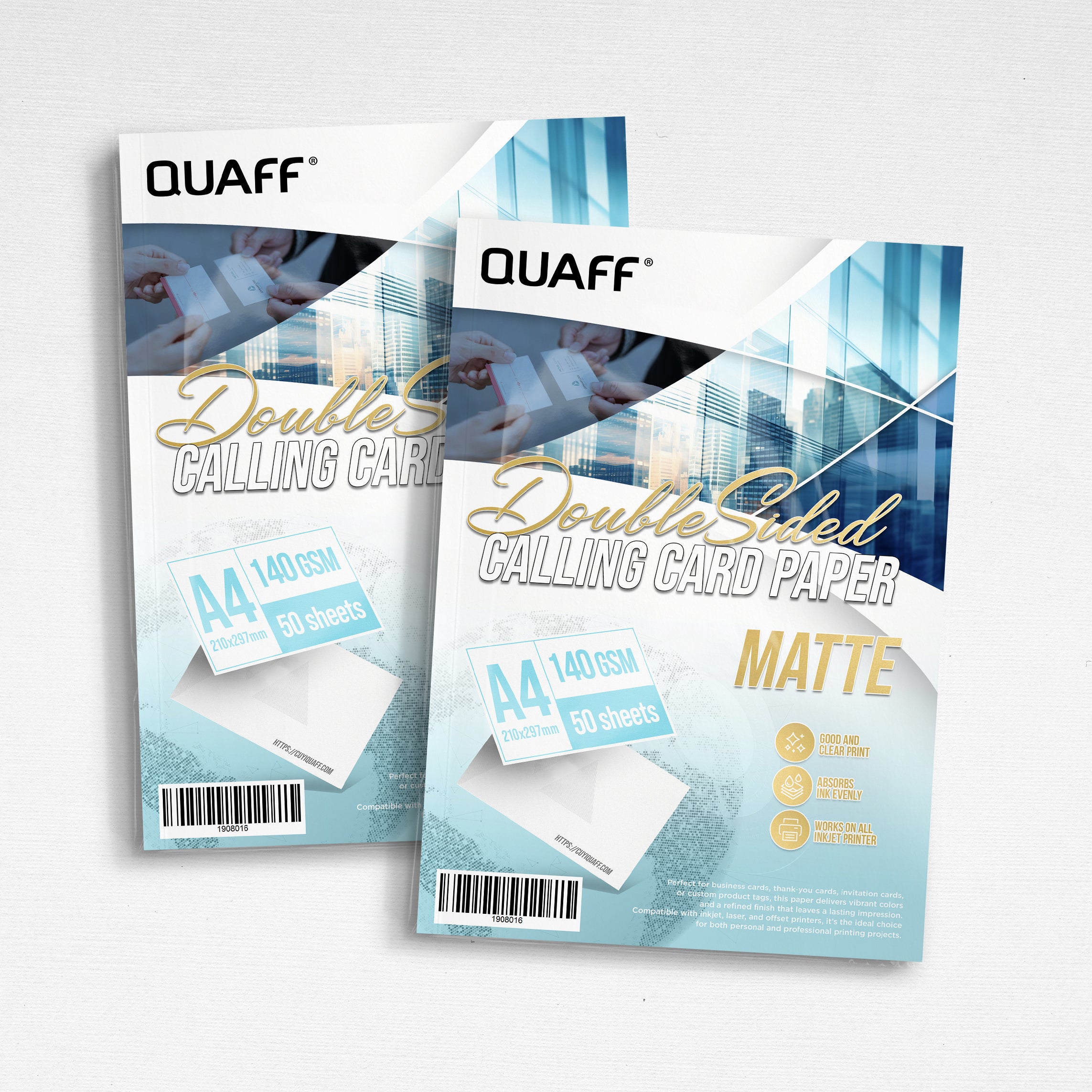 Double Sided Matte Calling Card Paper