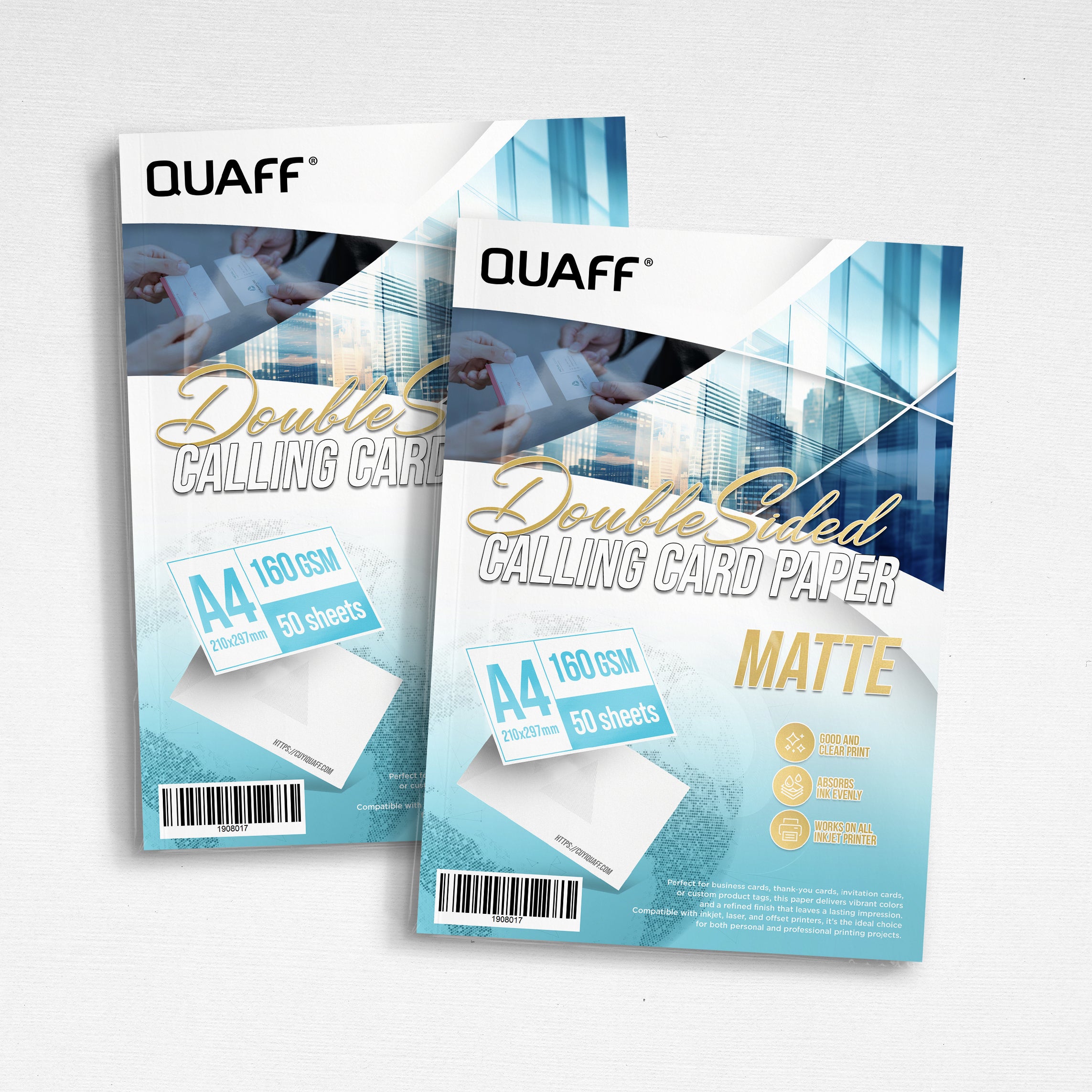 Double Sided Matte Calling Card Paper
