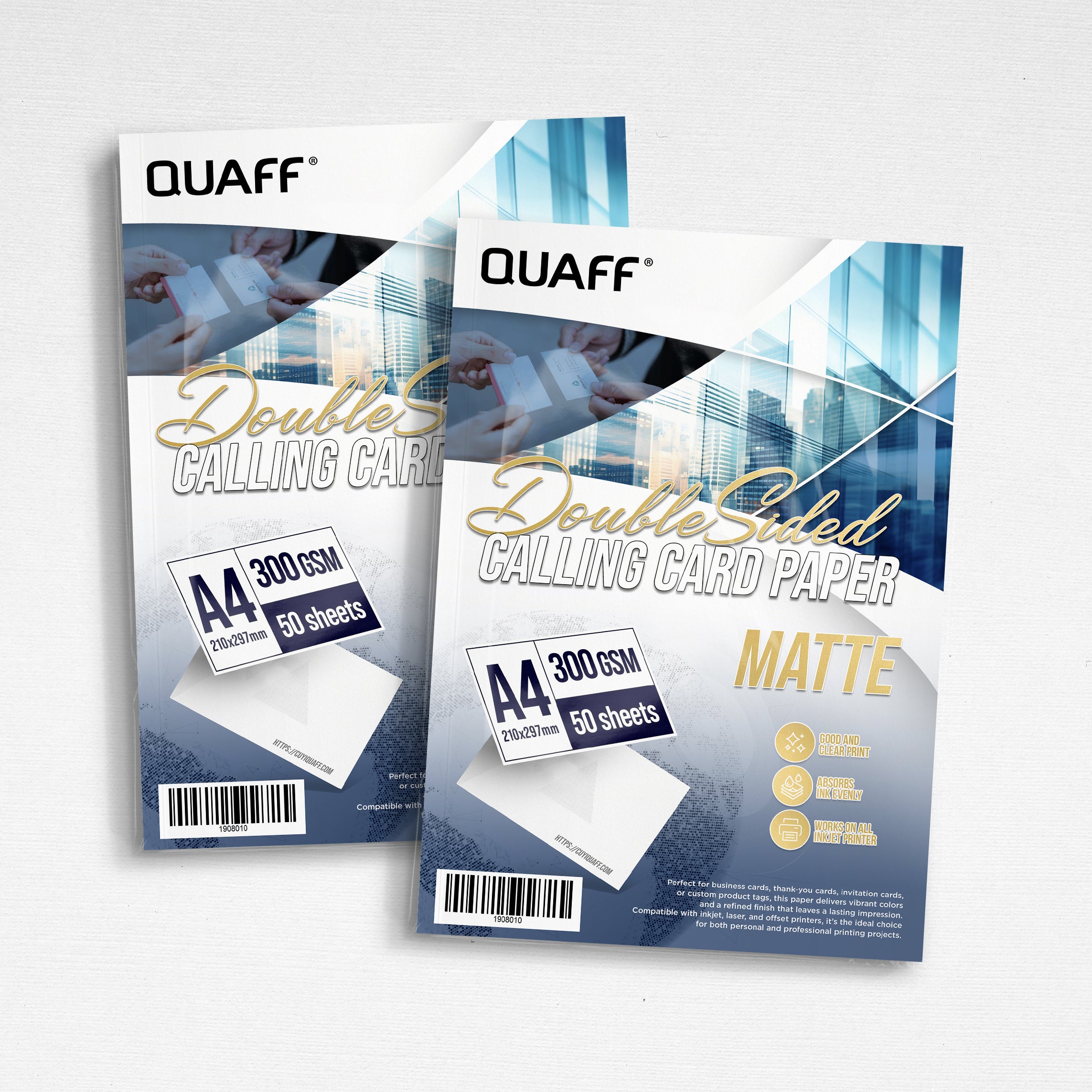 Double Sided Matte Calling Card Paper