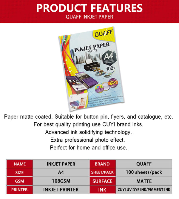 Inkjet Paper Matte