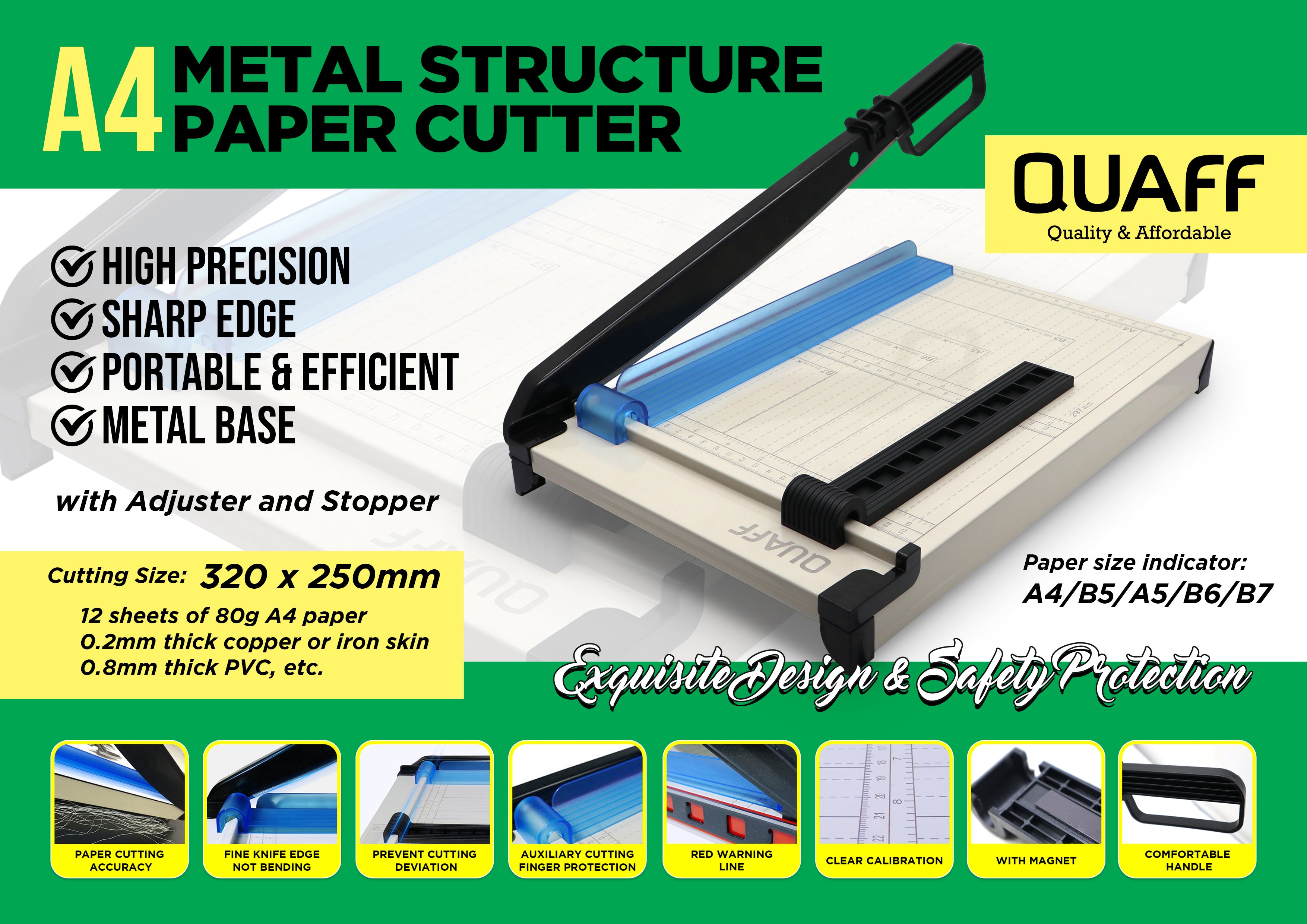 Metal Paper Cutter Structure