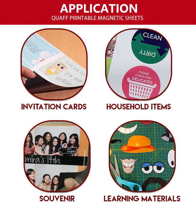 Printable Magnetic Sheet 20sheet - QUAFFPRINTABLEMAGNETICSHEETS 2 