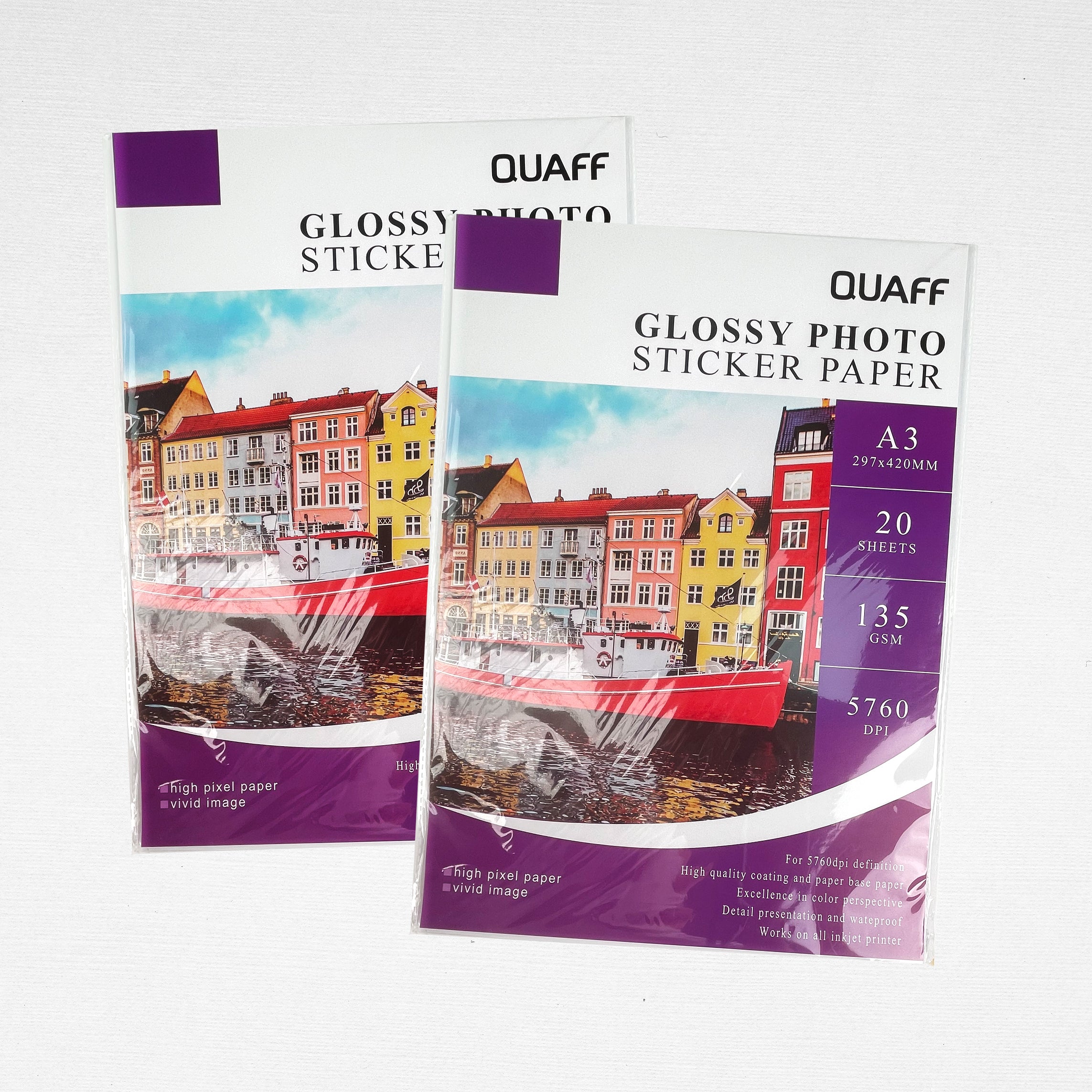 QUAFF Photo Sticker 135GSM A3（297×420mm）