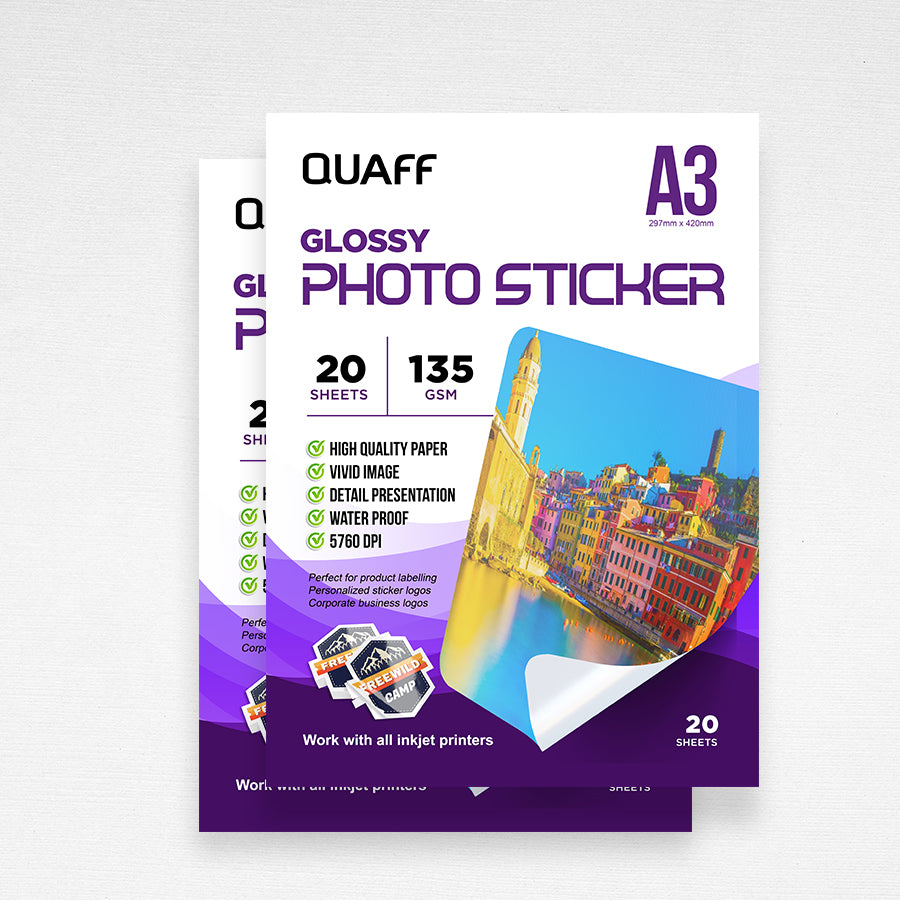 QUAFF Photo Sticker 135GSM A3（297×420mm）