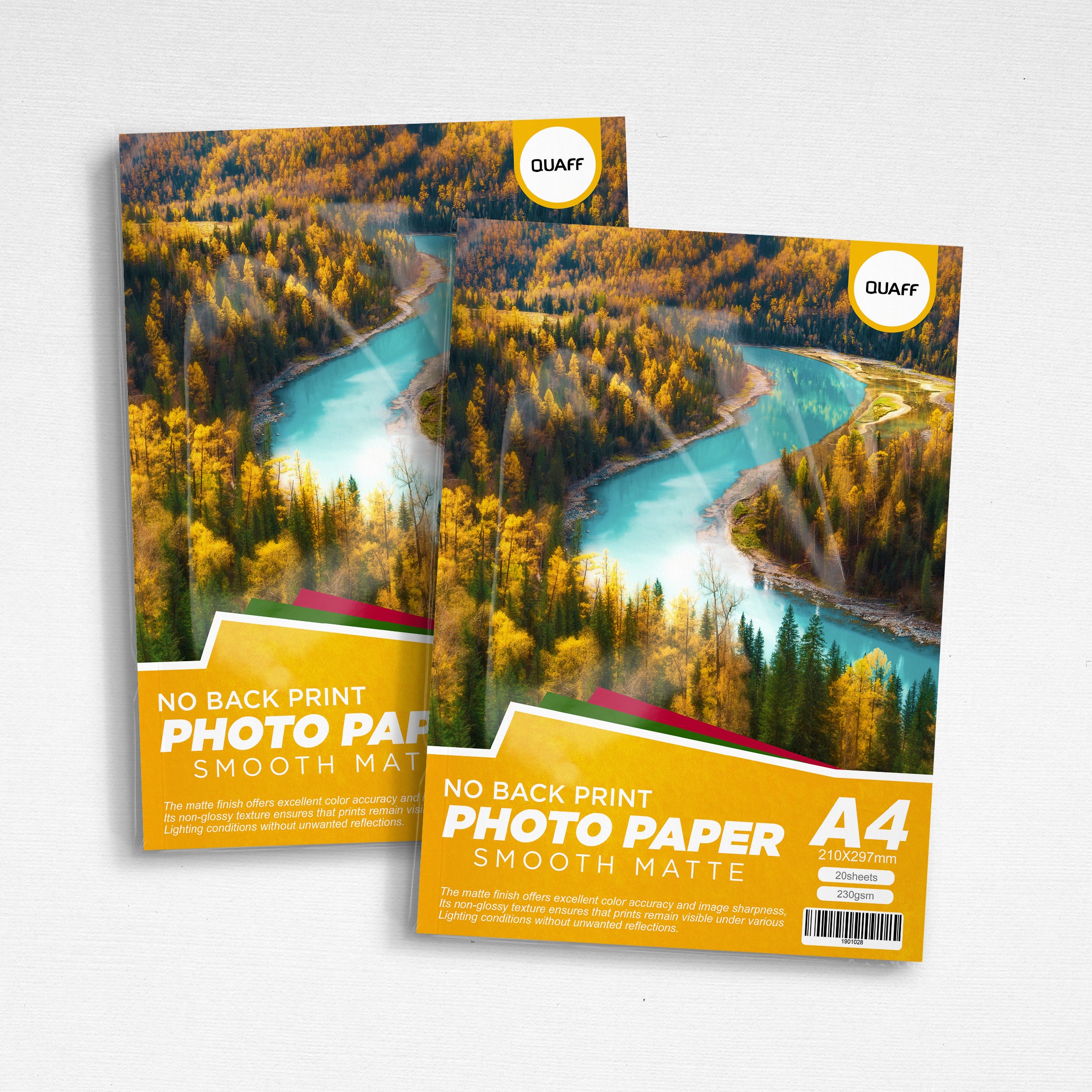 QUAFF (Matte) Photopaper 230GSM A4 Tree Type