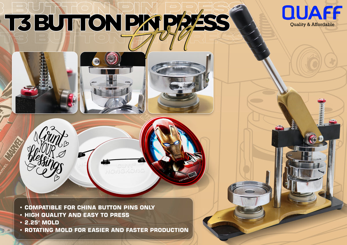 Gold Button Machine T3 Gold Button Press Machine