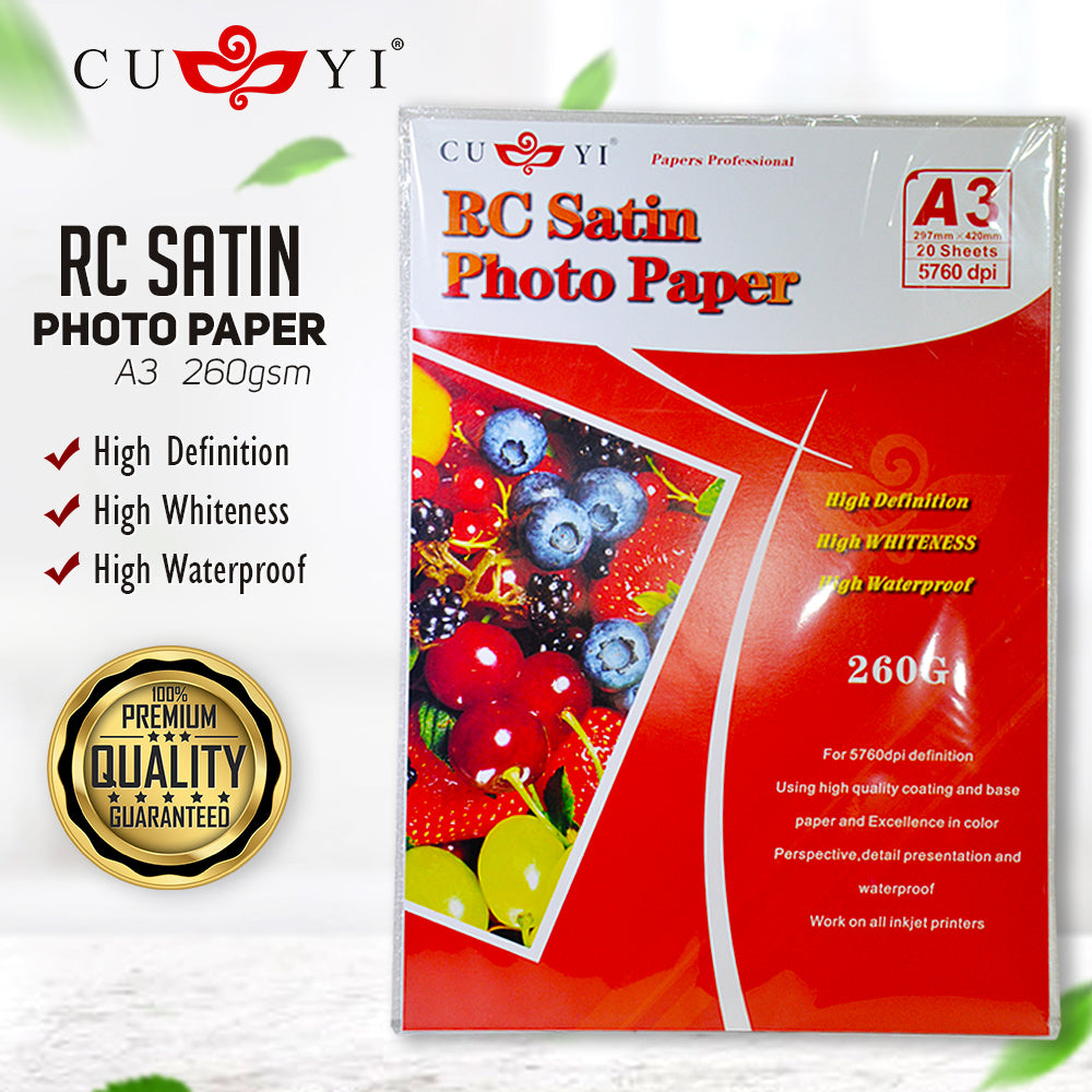 CUYI RC ROUGH SATIN 260 GSM A3