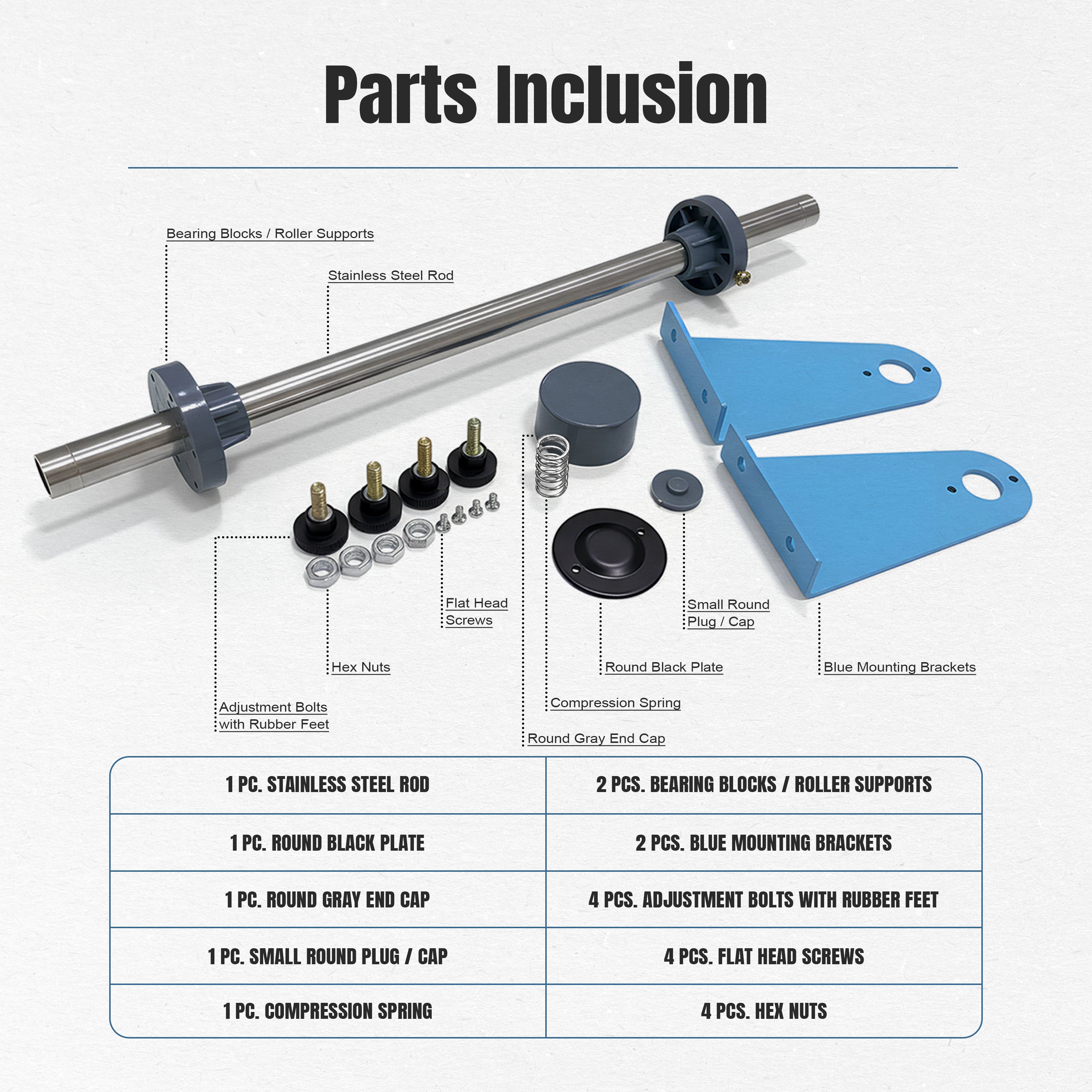 Rollet Set for A3 QUAFF Laminator