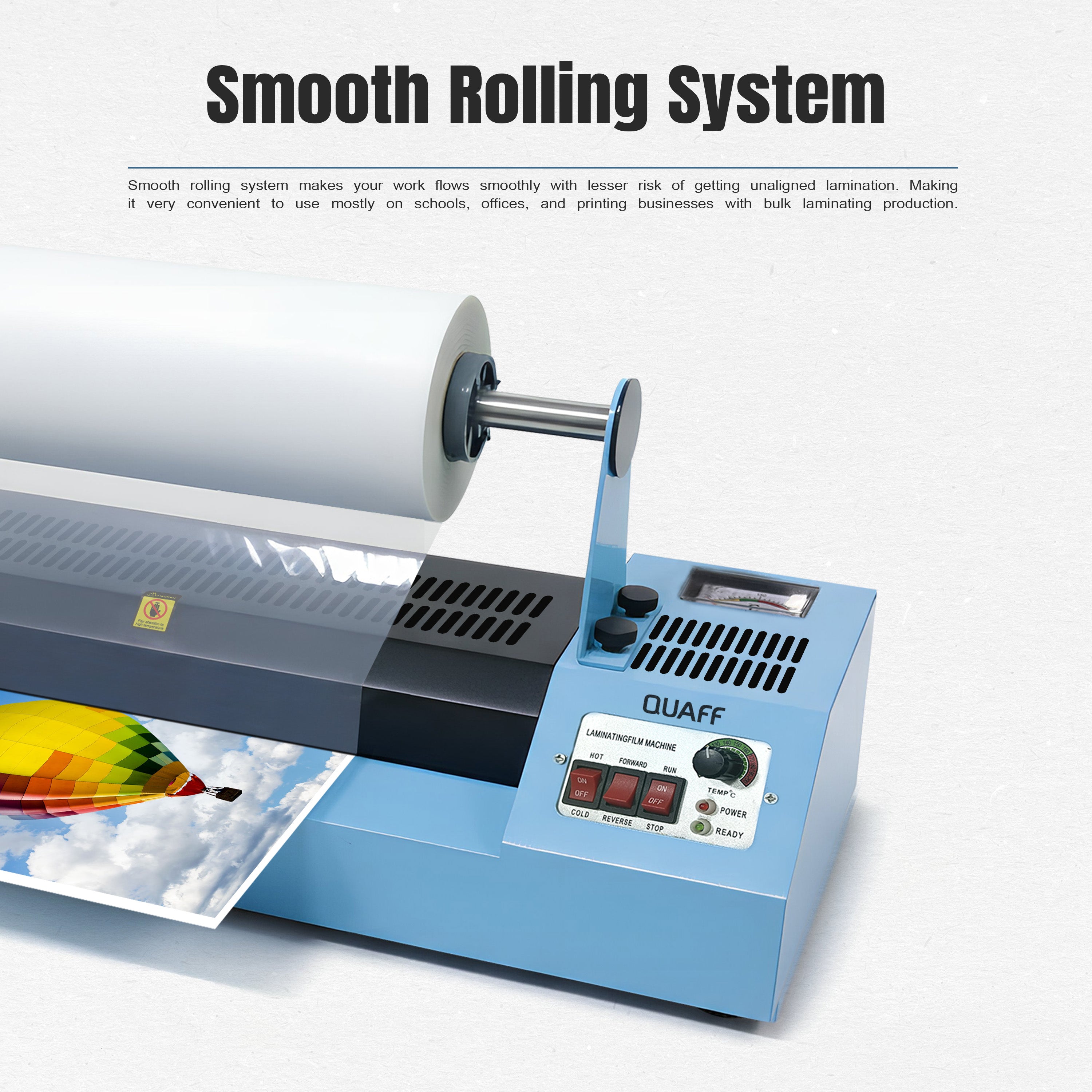Rollet Set for A3 QUAFF Laminator