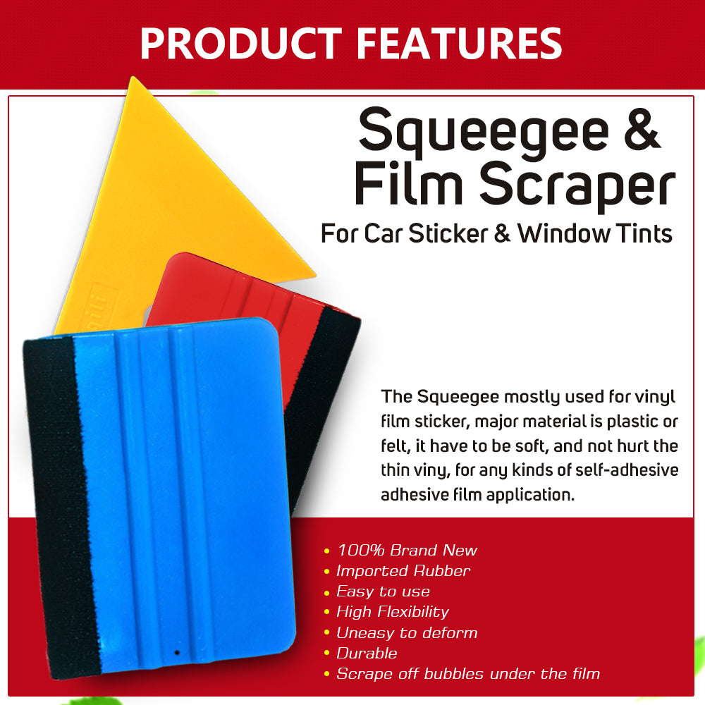 Small Squeegee For Car Sticker (10x7cm)