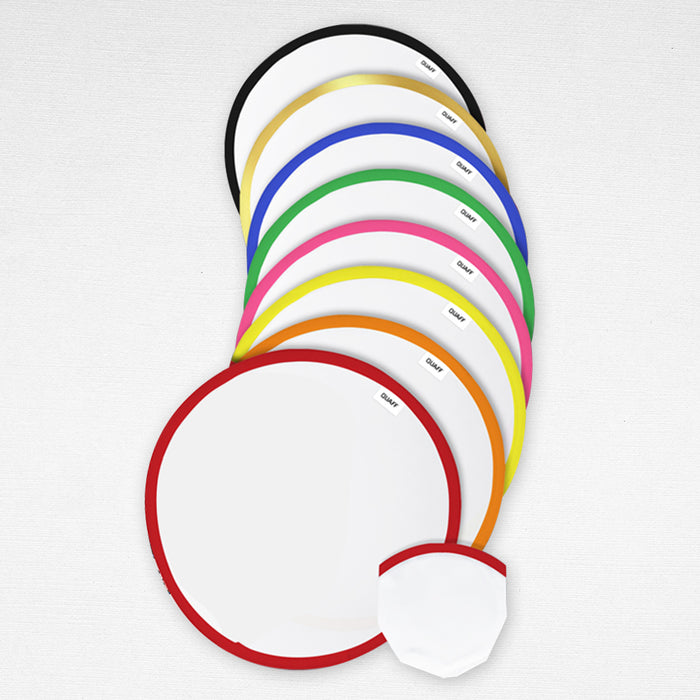 Sublimation Round Fan Colored Rim (5PCS)