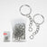 Keychain Inserter Photo Insert Acrylic Keychain Openable Key Chain 100 Pcs Pack