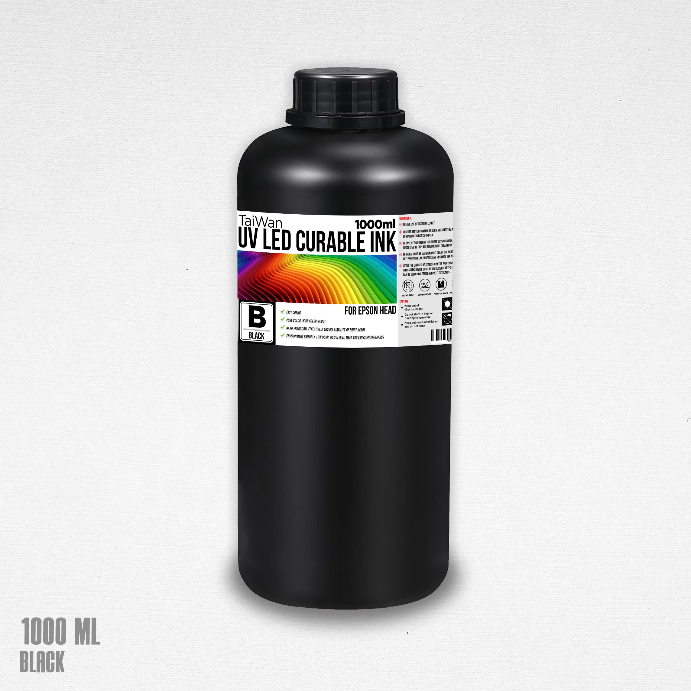 TaiWan UV LED Curable Ink (For EP head) 1L