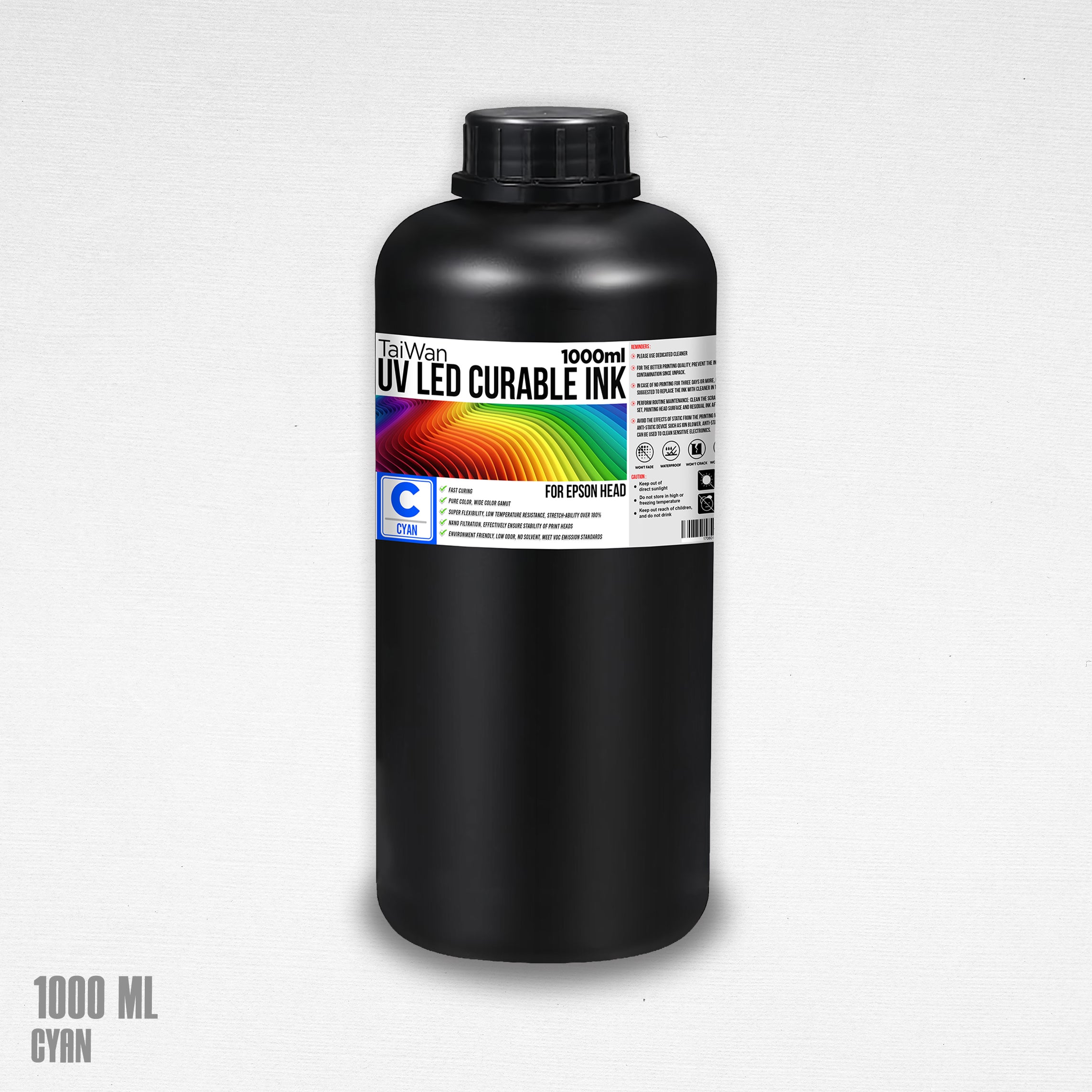 TaiWan UV LED Curable Ink (For Epson head) 1L