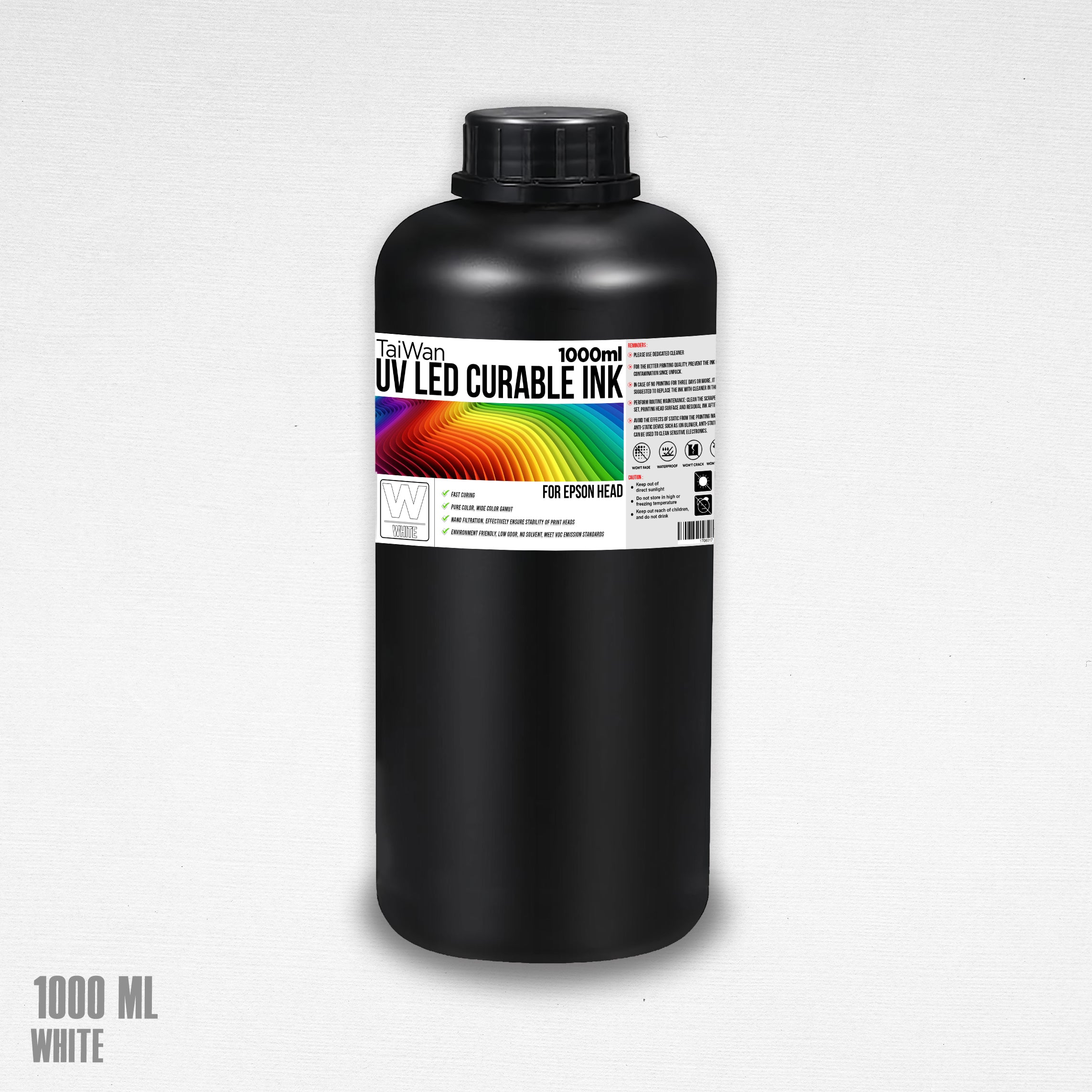 TaiWan UV LED Curable Ink (For EP head) 1L