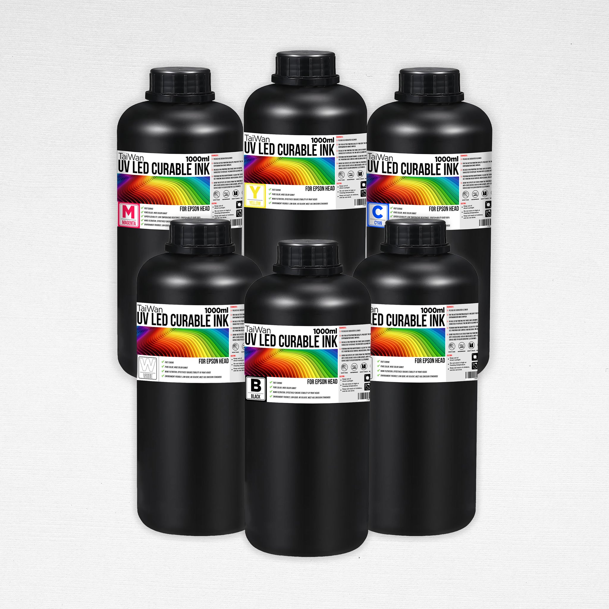 TaiWan UV LED Curable Ink (For EP head) 1L