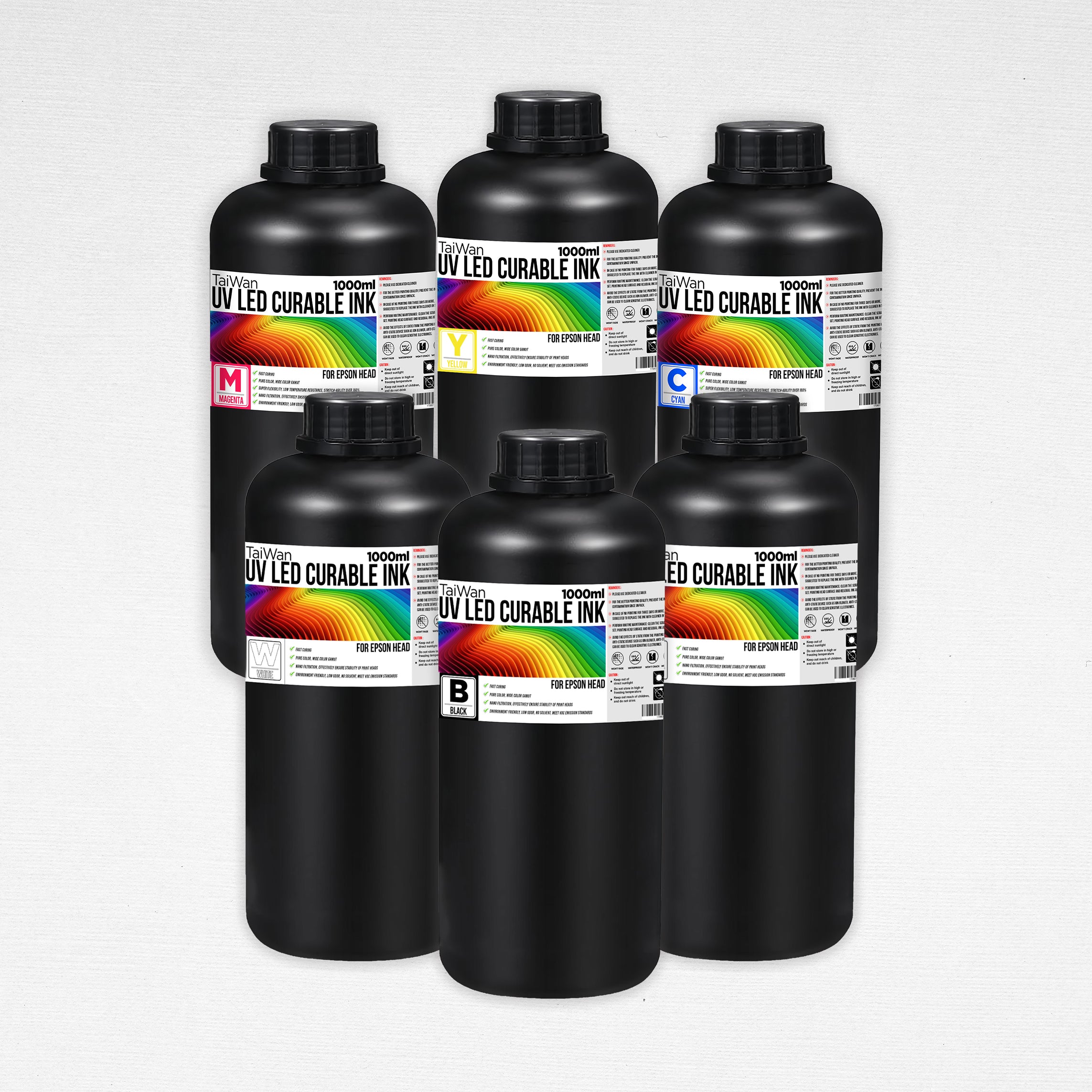 TaiWan UV LED Curable Ink (For Epson head) 1L
