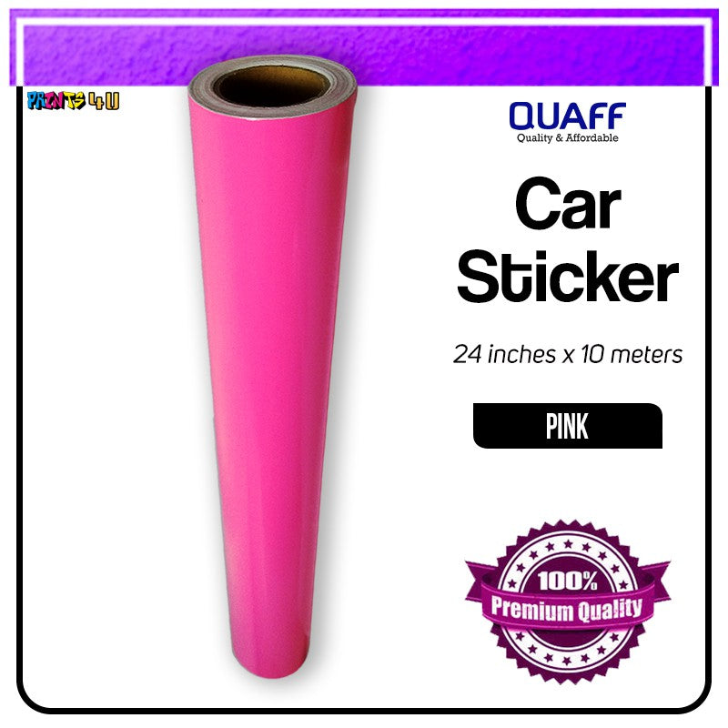 Quaff Car Sticker For Cars Motorcycle Outdoor Label & 24 Inches X 10 Meters