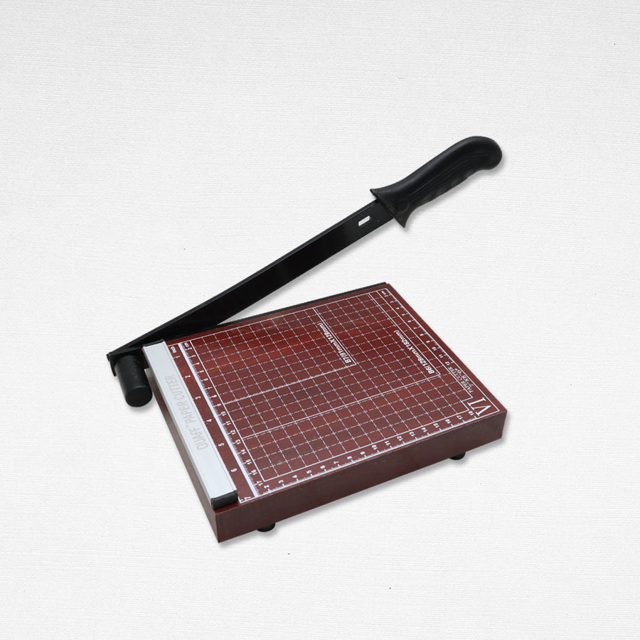 Quaff Paper Cutter Wood and Metal