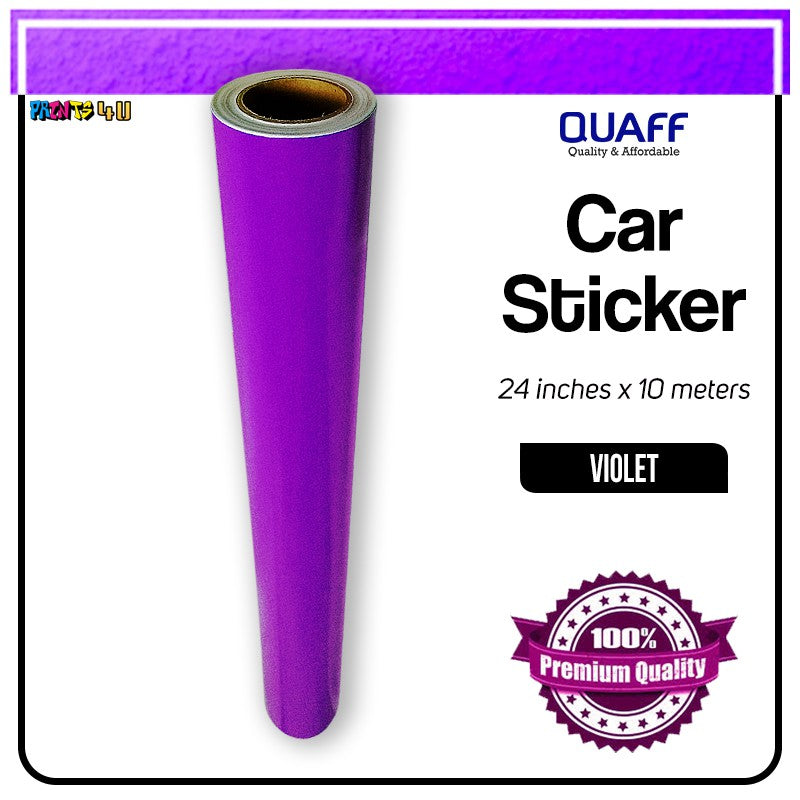 Quaff Car Sticker For Cars Motorcycle Outdoor Label & 24 Inches X 10 Meters
