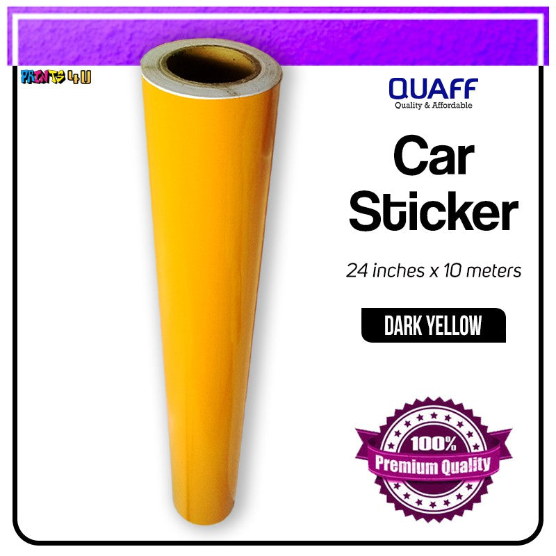 Quaff Car Sticker For Cars Motorcycle Outdoor Label & 24 Inches X 10 Meters
