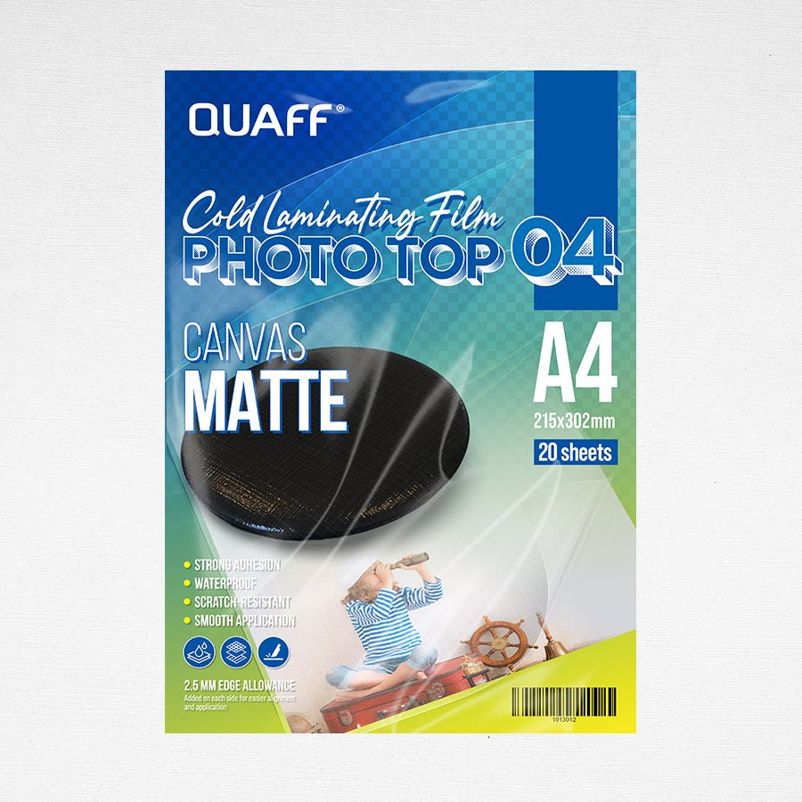 Quaff Cold Laminating Photo Top (20sheet/pack)