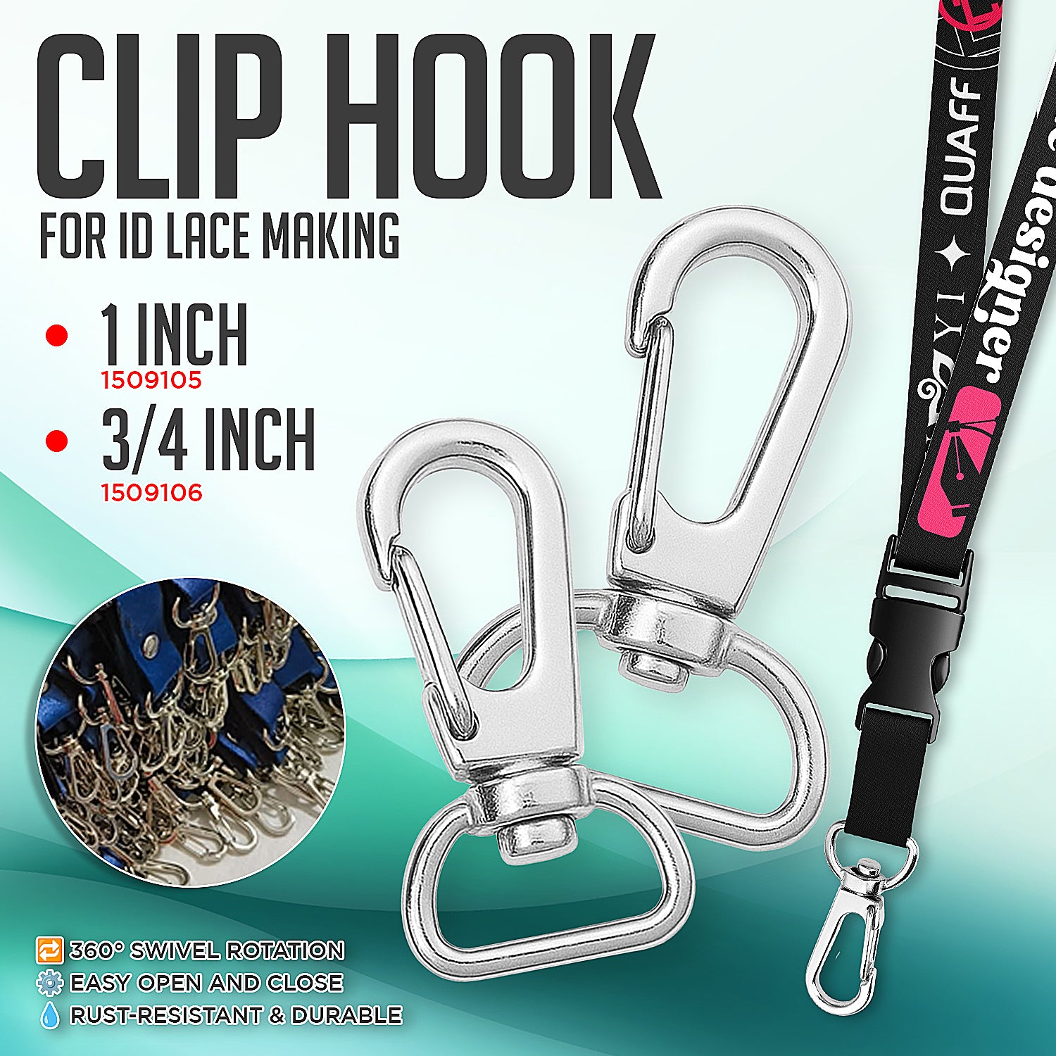 Clip Hook For Id Lace Making