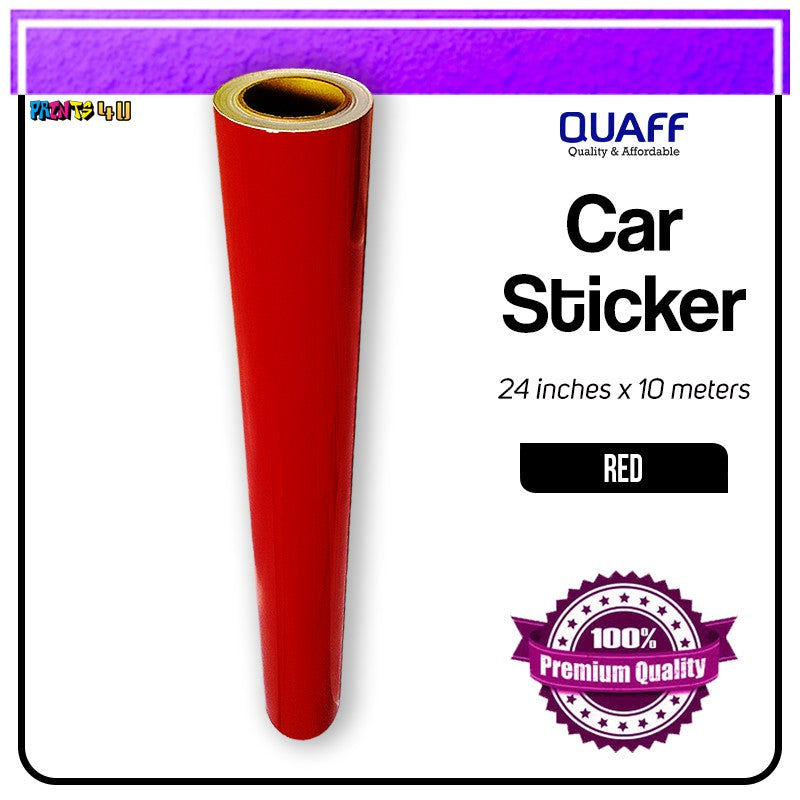 Quaff Car Sticker For Cars Motorcycle Outdoor Label & 24 Inches X 10 Meters