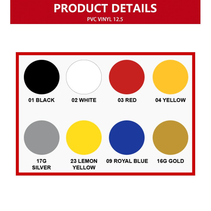 Quaff Cdp Rubberize Heat Transfer Vinyl For T-Shirt Design 12.5 Inches X 1meter Film Made Korea
