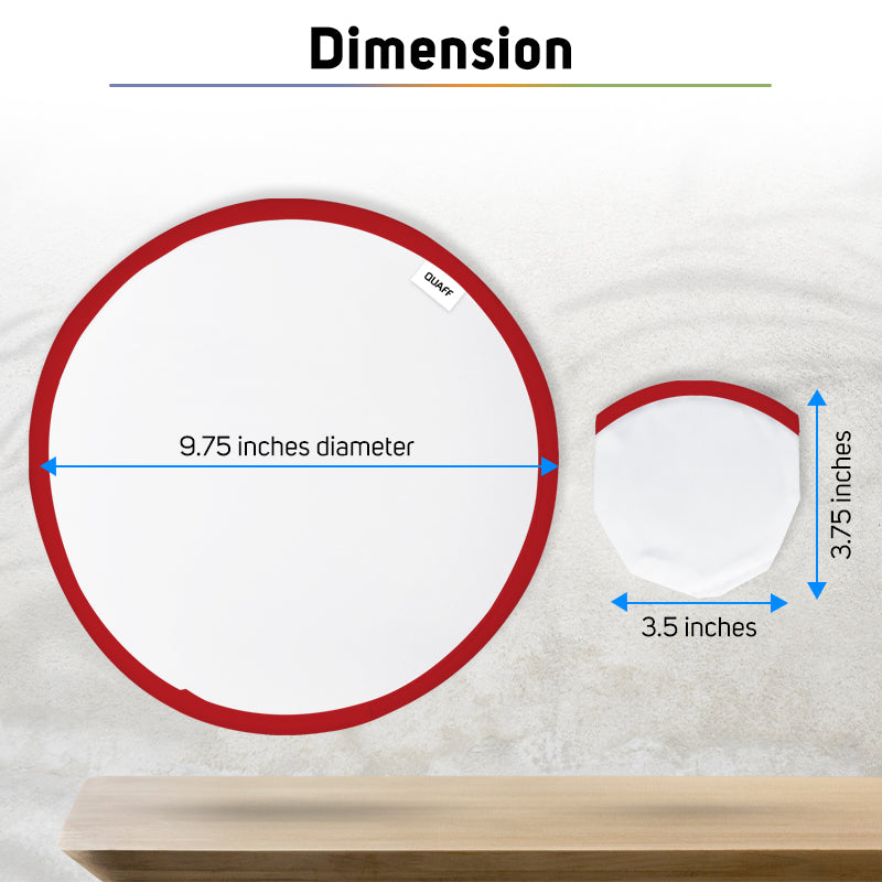 Sublimation Round Fan Colored Rim